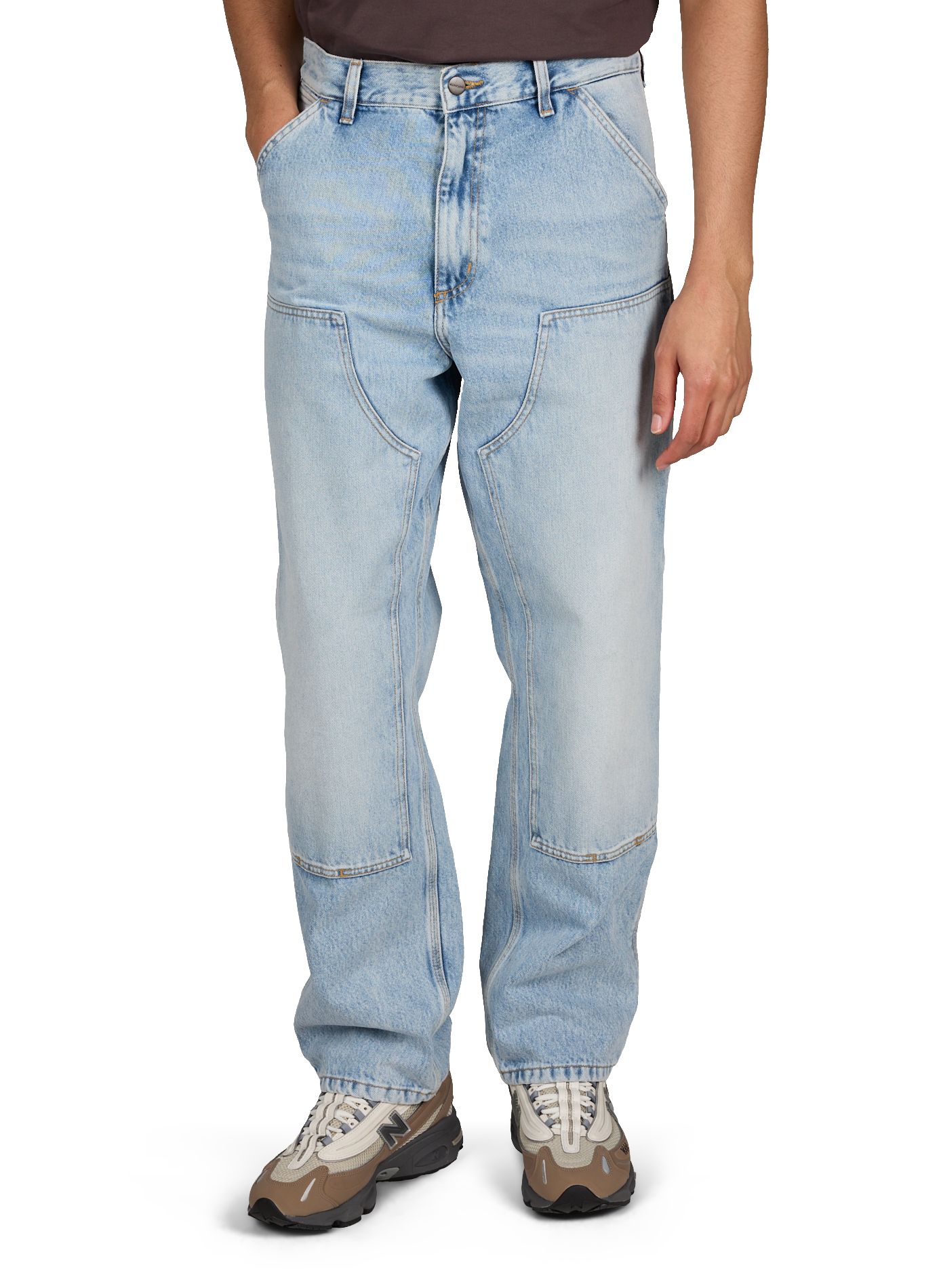 Straight cotton jeans CARHARTT WIP Blue
