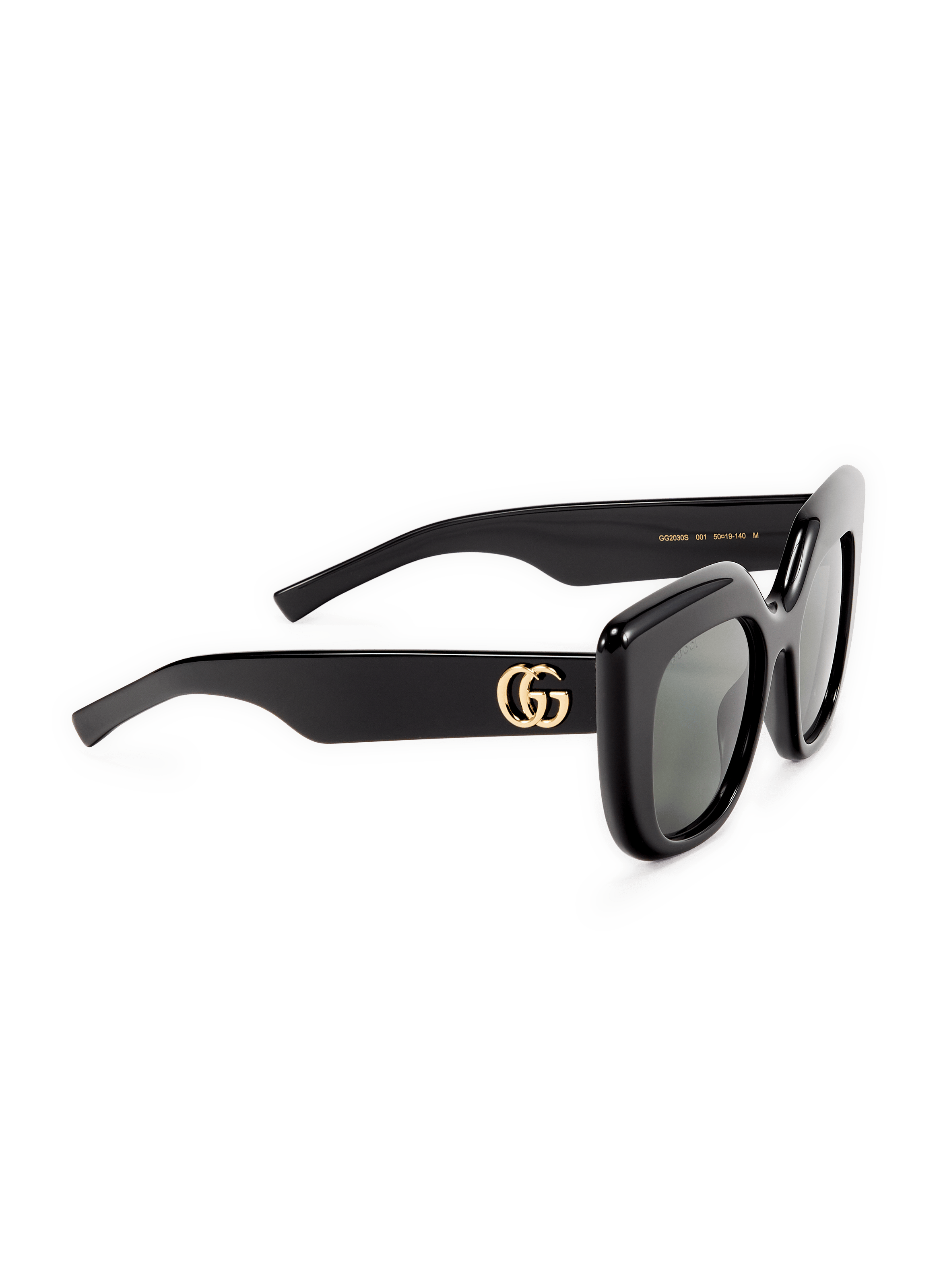 Lunettes de soleil papillon en acétate GUCCI Zwart