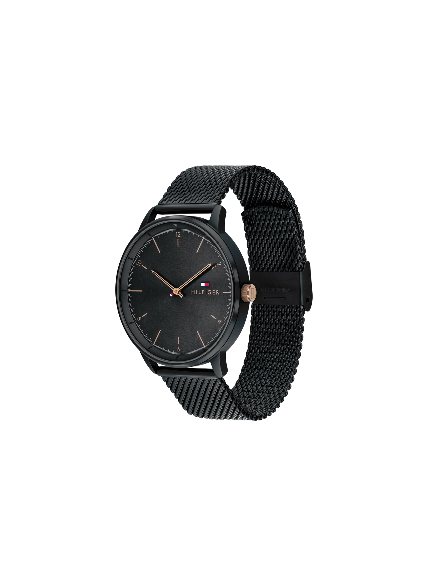 Montre quartz Hendrix en acier inoxydable TOMMY HILFIGER MONTRES Noir