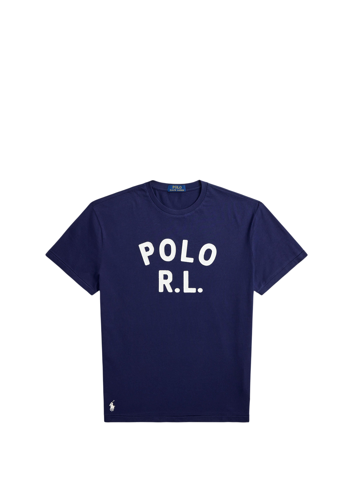 T-shirt imprimé en coton POLO RALPH LAUREN Bleu