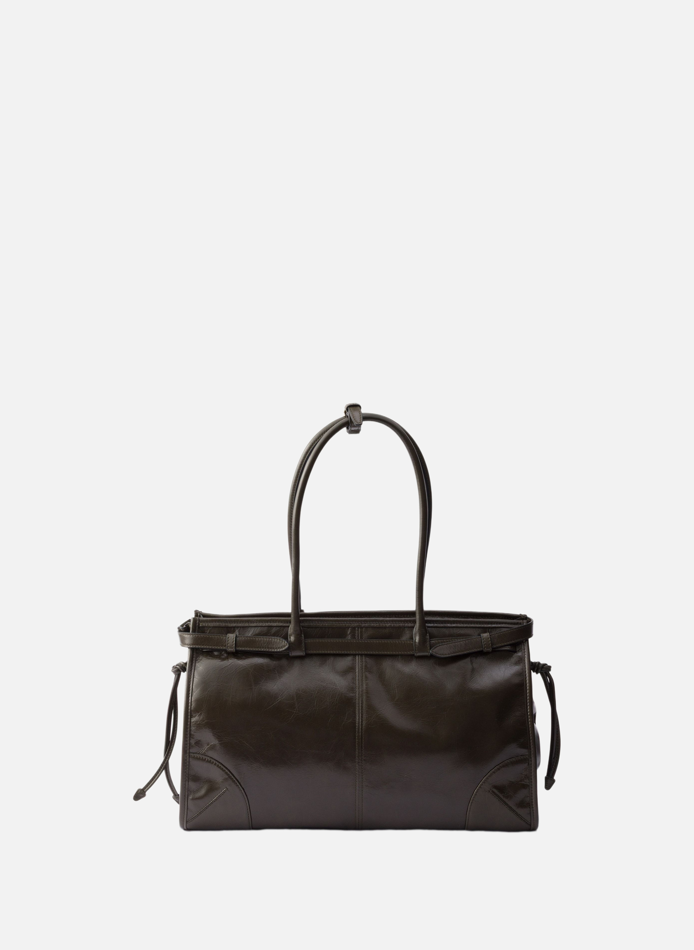 Grand sac prada bonnie en cuir PRADA Vert