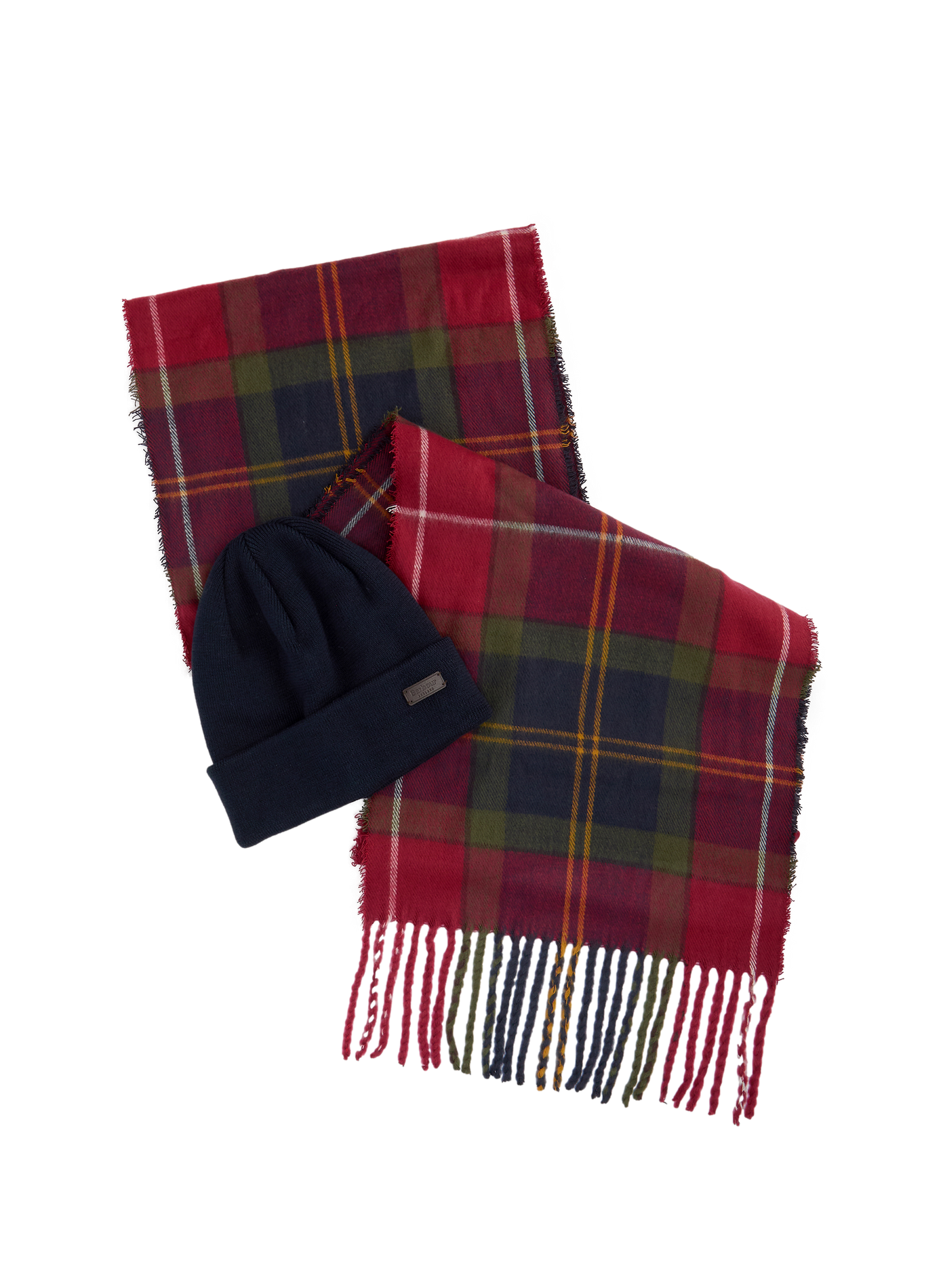Set Schal und Mütze BARBOUR Mehrfarbig