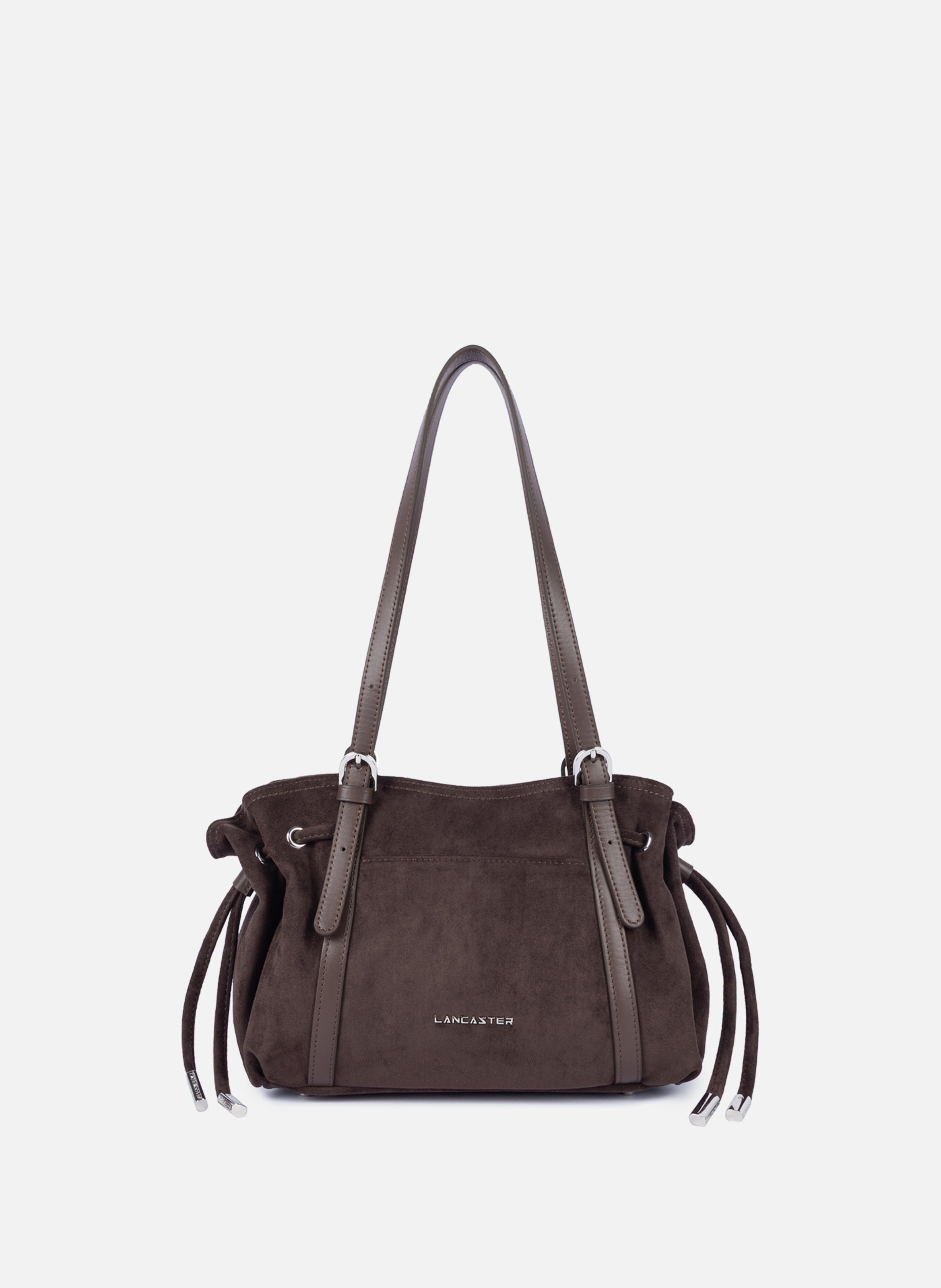 Sac cabas épaule - velvet emma  Marron