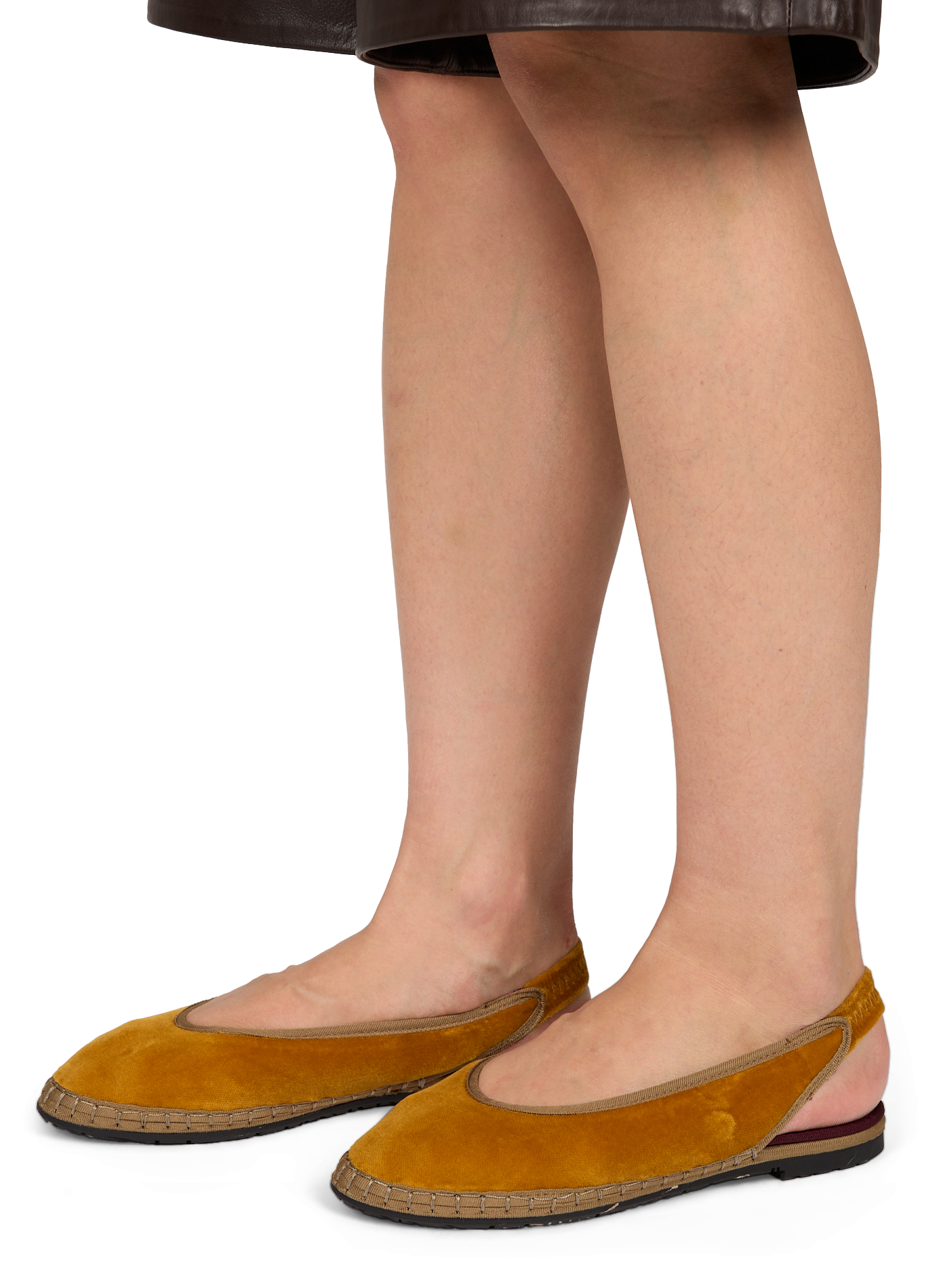 Sling-back linen FLABELUS Beige