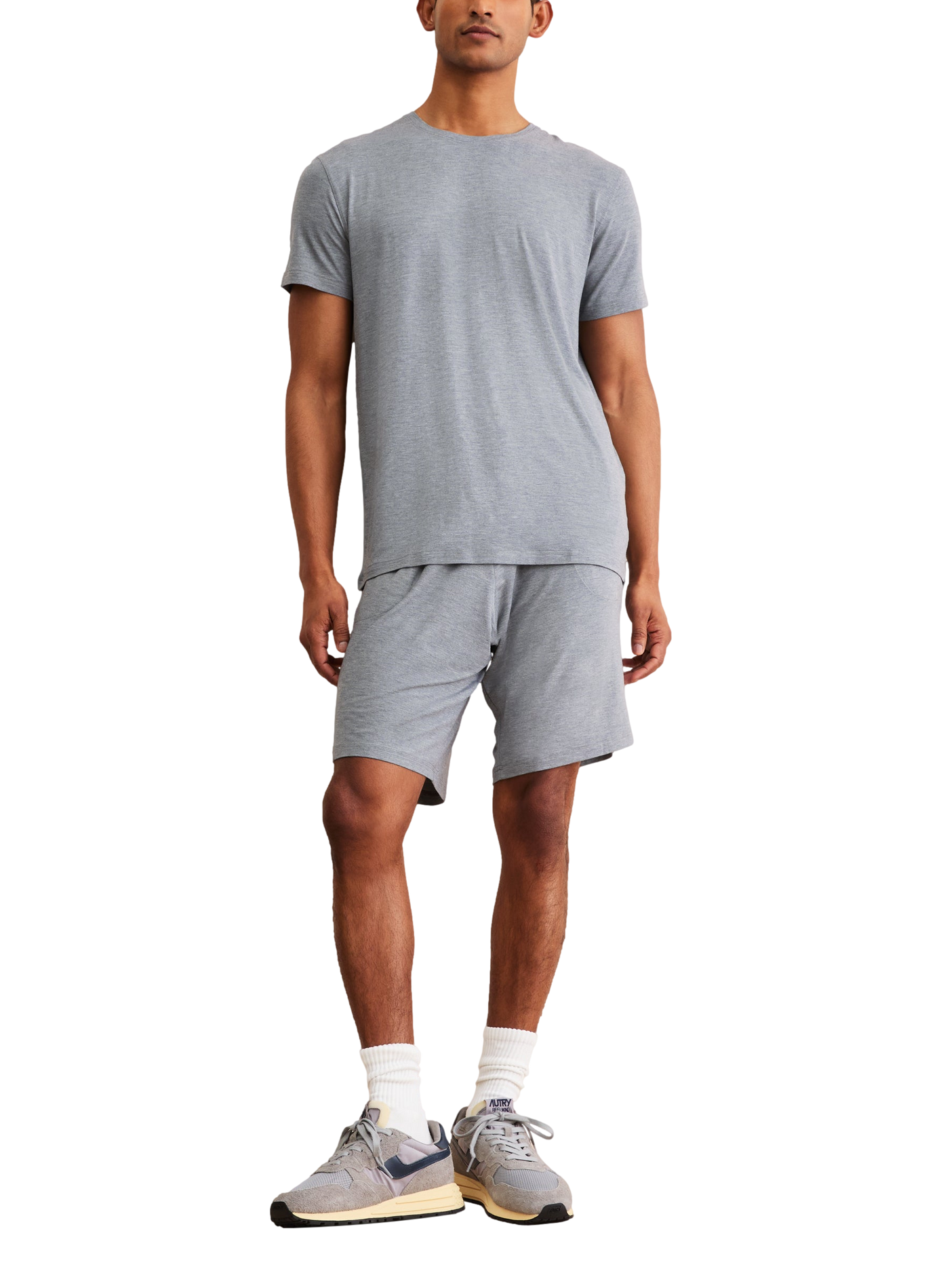 T-shirt décontracté à manches courtes DEREK ROSE Gris