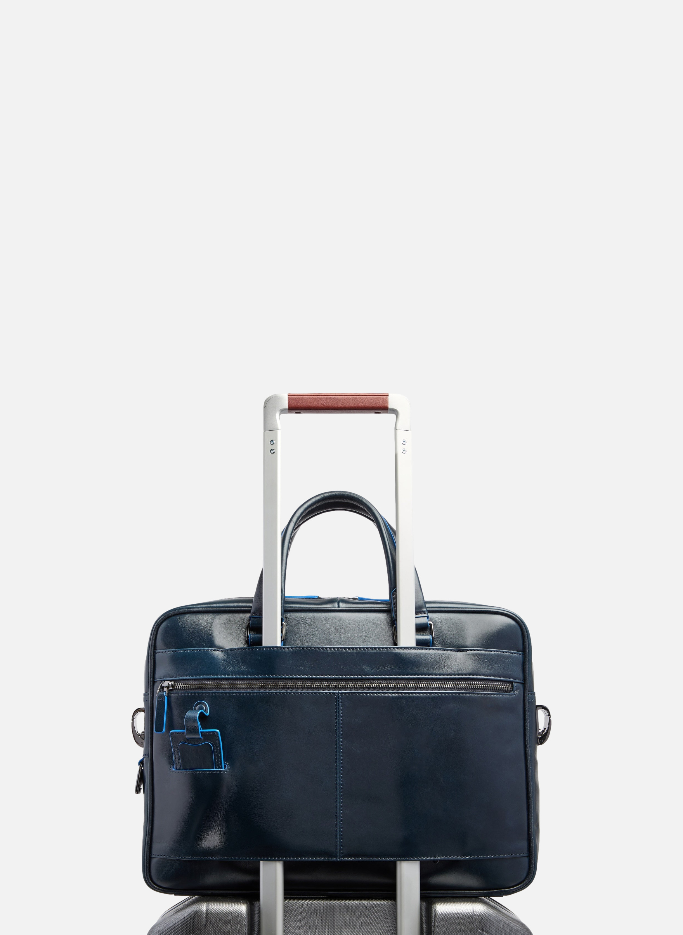 Sac d'ordinateur 15" personnalisable PIQUADRO Bleu