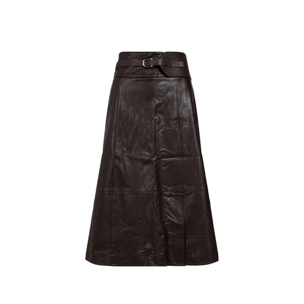 Jupe midi effet cuir Jupe midi effet cuir