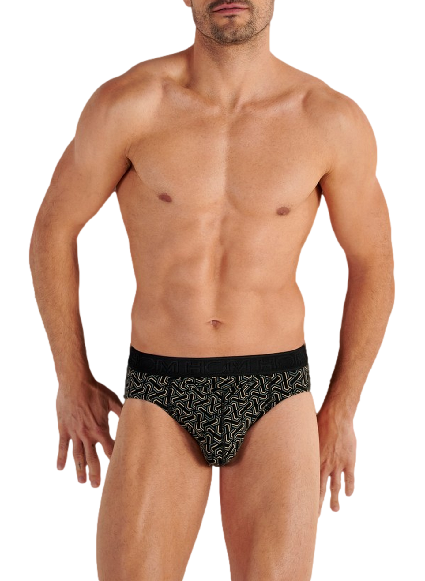 Set of 2 mixed cotton briefs HOM Multicolour