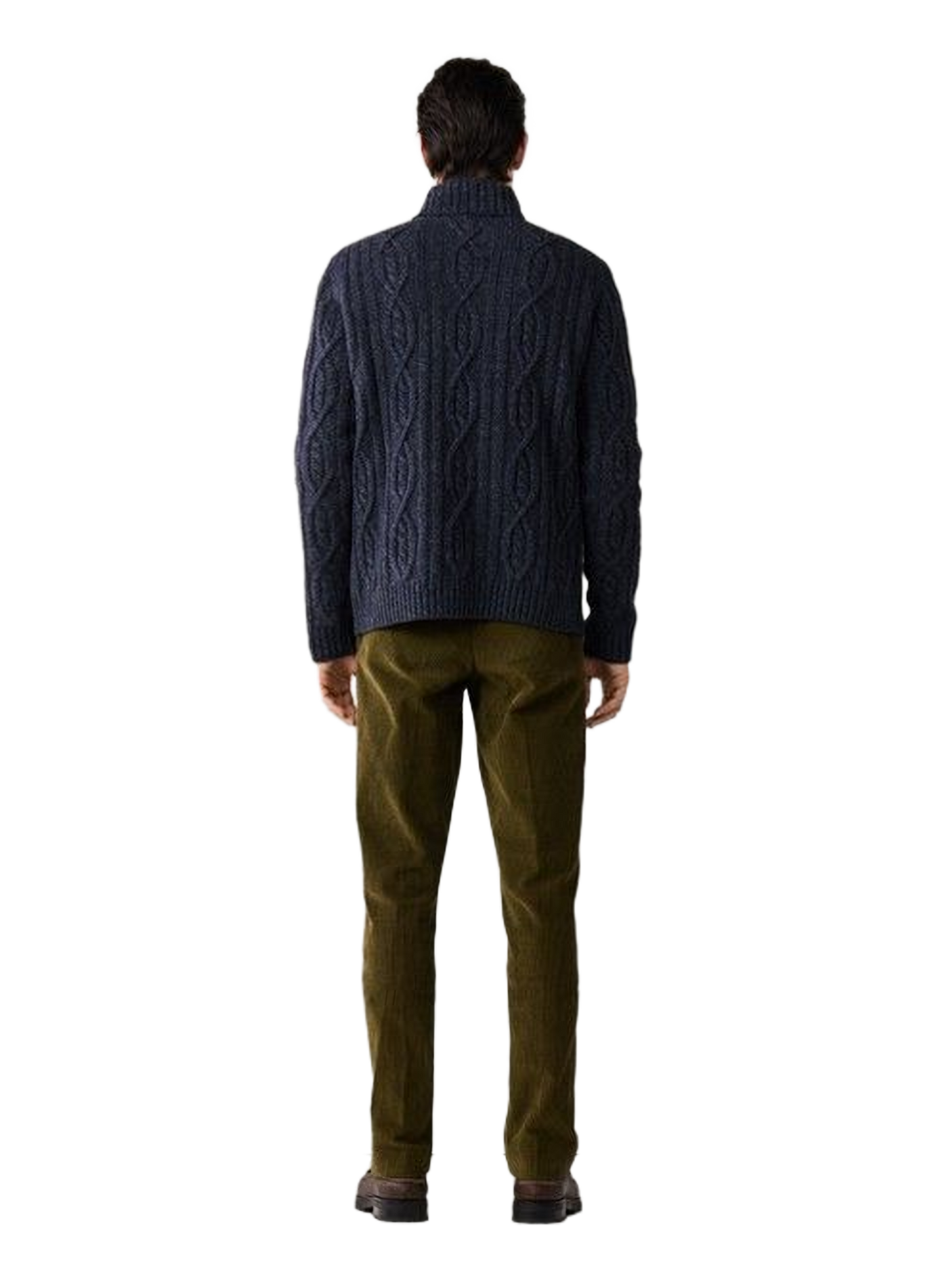 Wool high-neck jumper FACONNABLE Blue