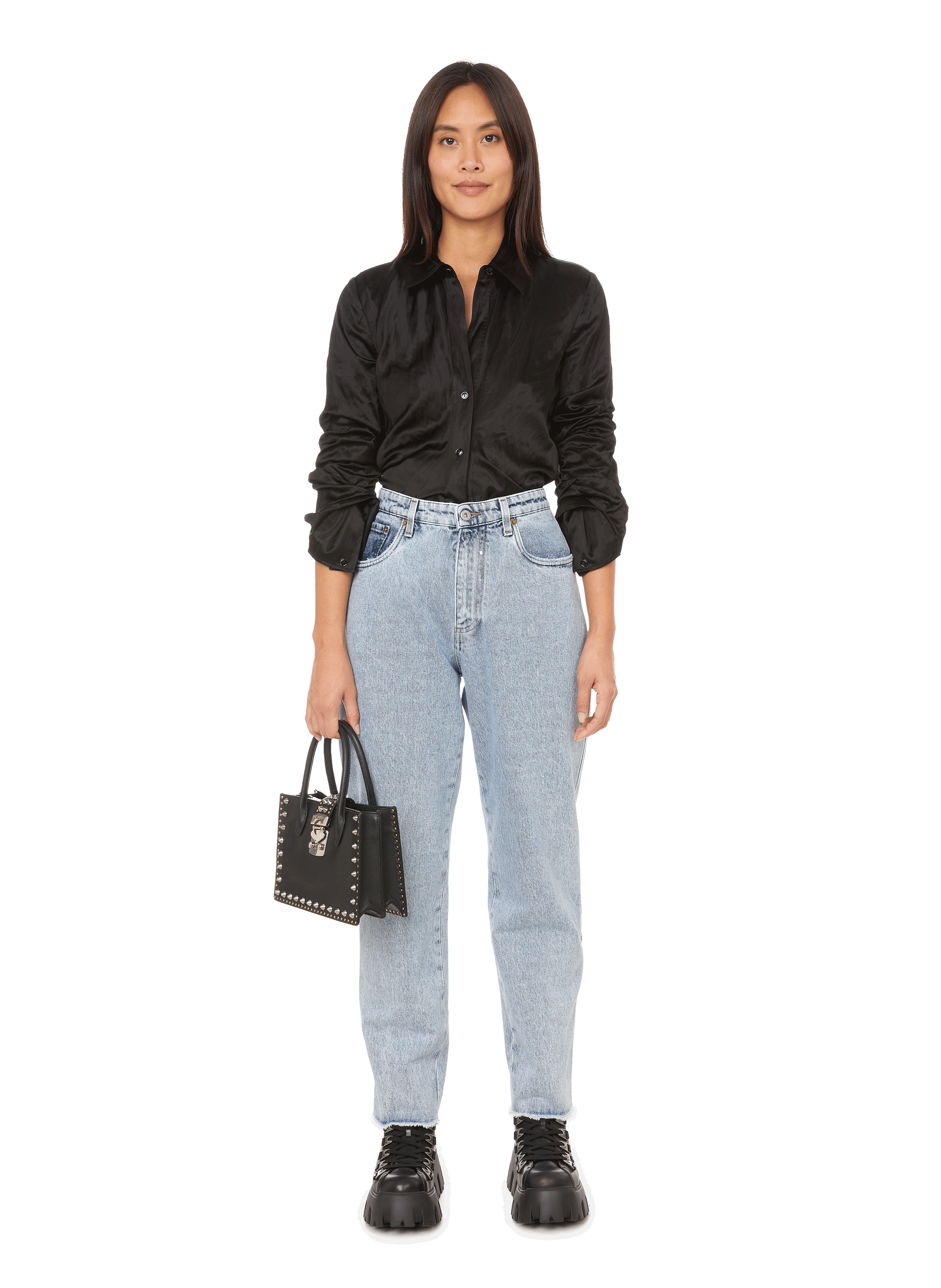 Straight-cut jeans  MIU MIU Blue