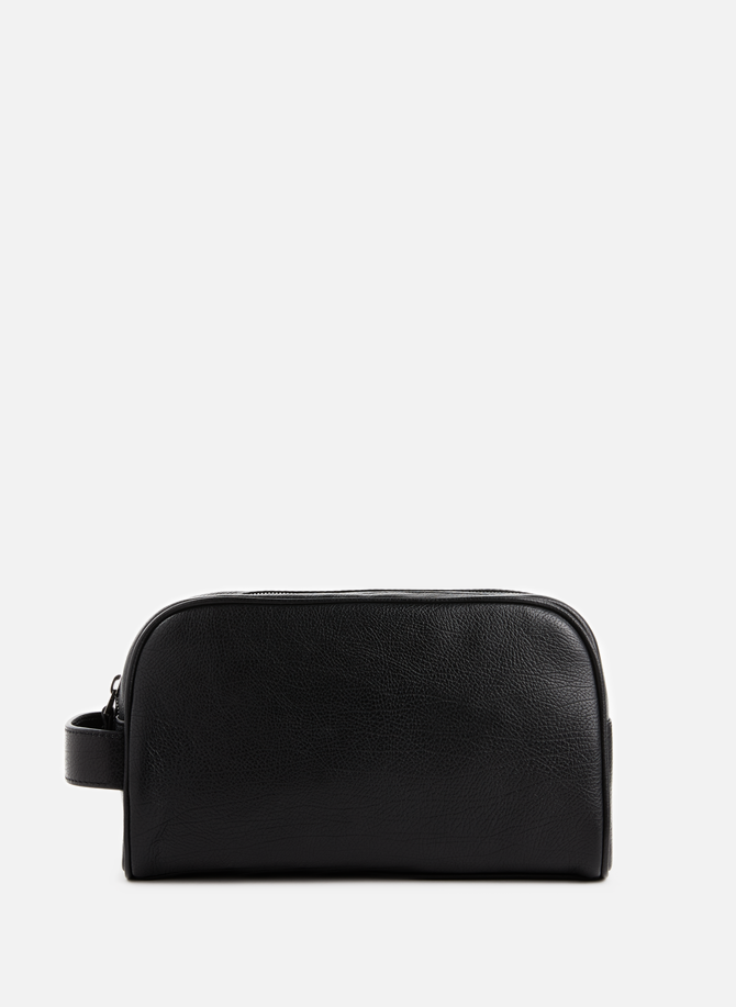 Grained leather toiletry bag SAISON 1865