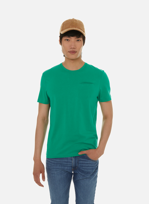 JAGVI RIVE GAUCHE T-shirt en coton Vert