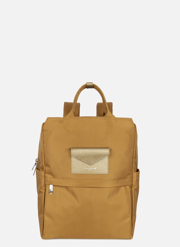 Sac à dos - smart kba Doré by LANCASTER LANCASTER Sac à dos - smart kba Doré