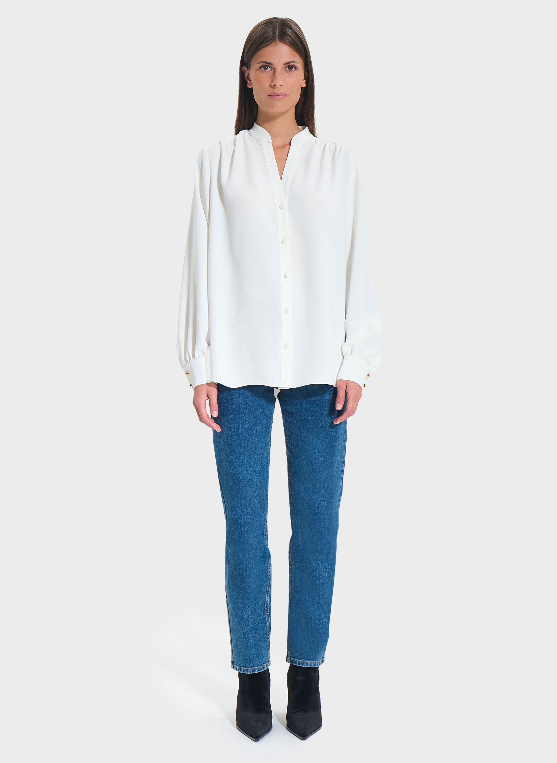 Top  tiberina ZAPA Blanc