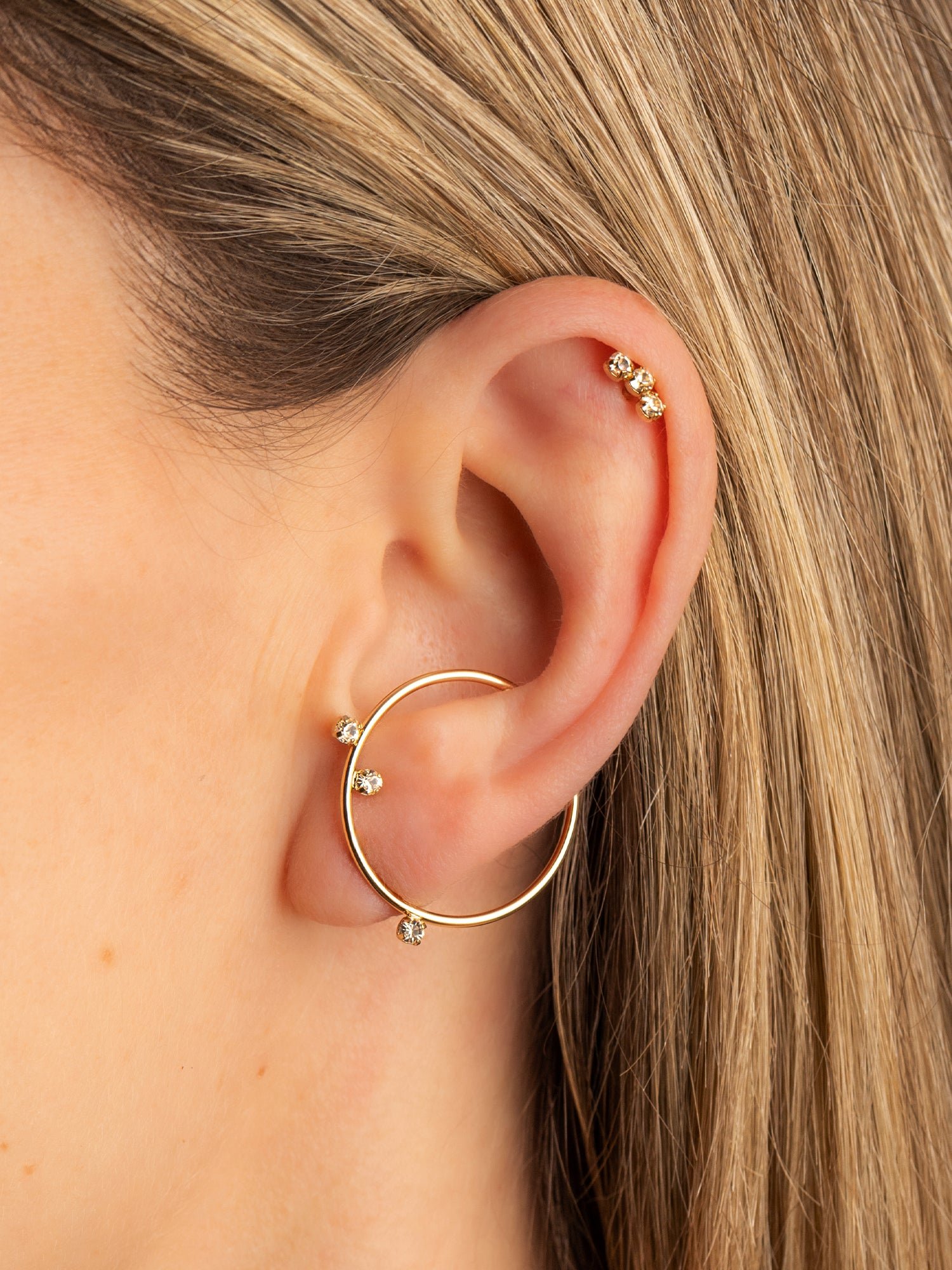 Piercing d'oreille gaston APRIL PLEASE Doré