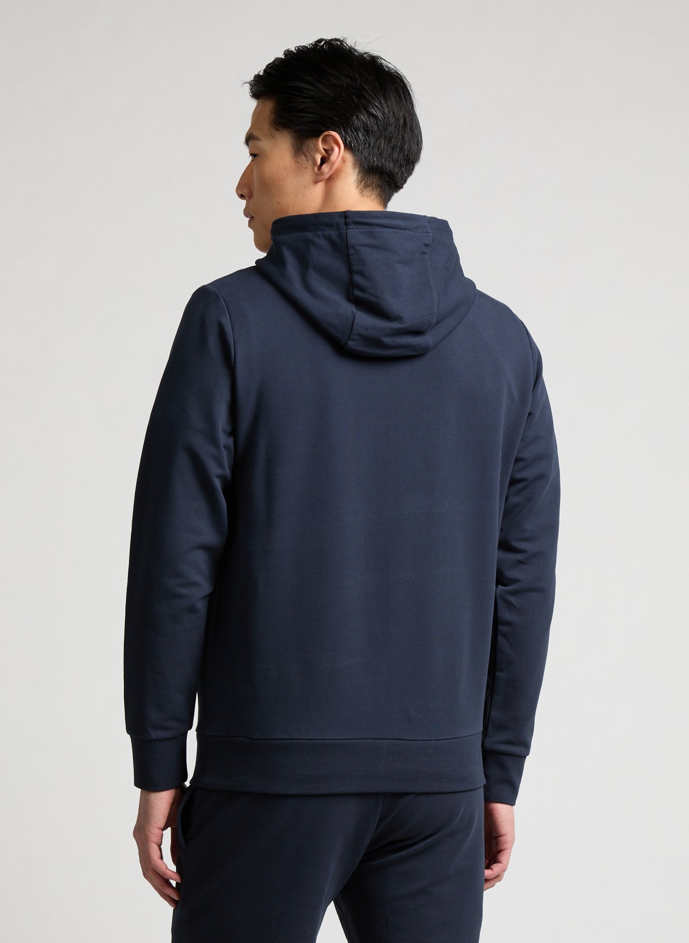 Hoodie en coton mélangé  HACKETT Bleu