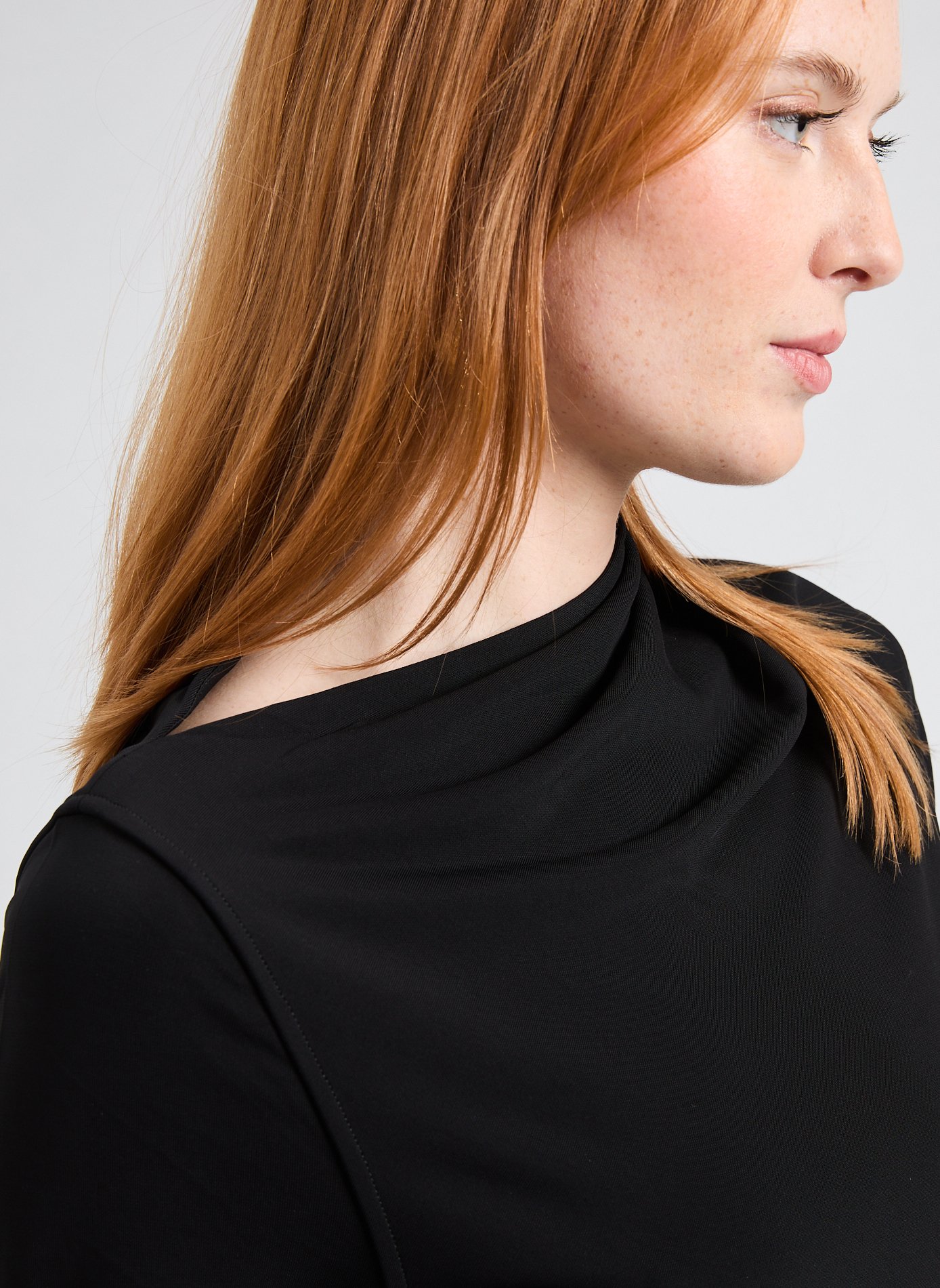 Robe longue moulante TOTEME Noir