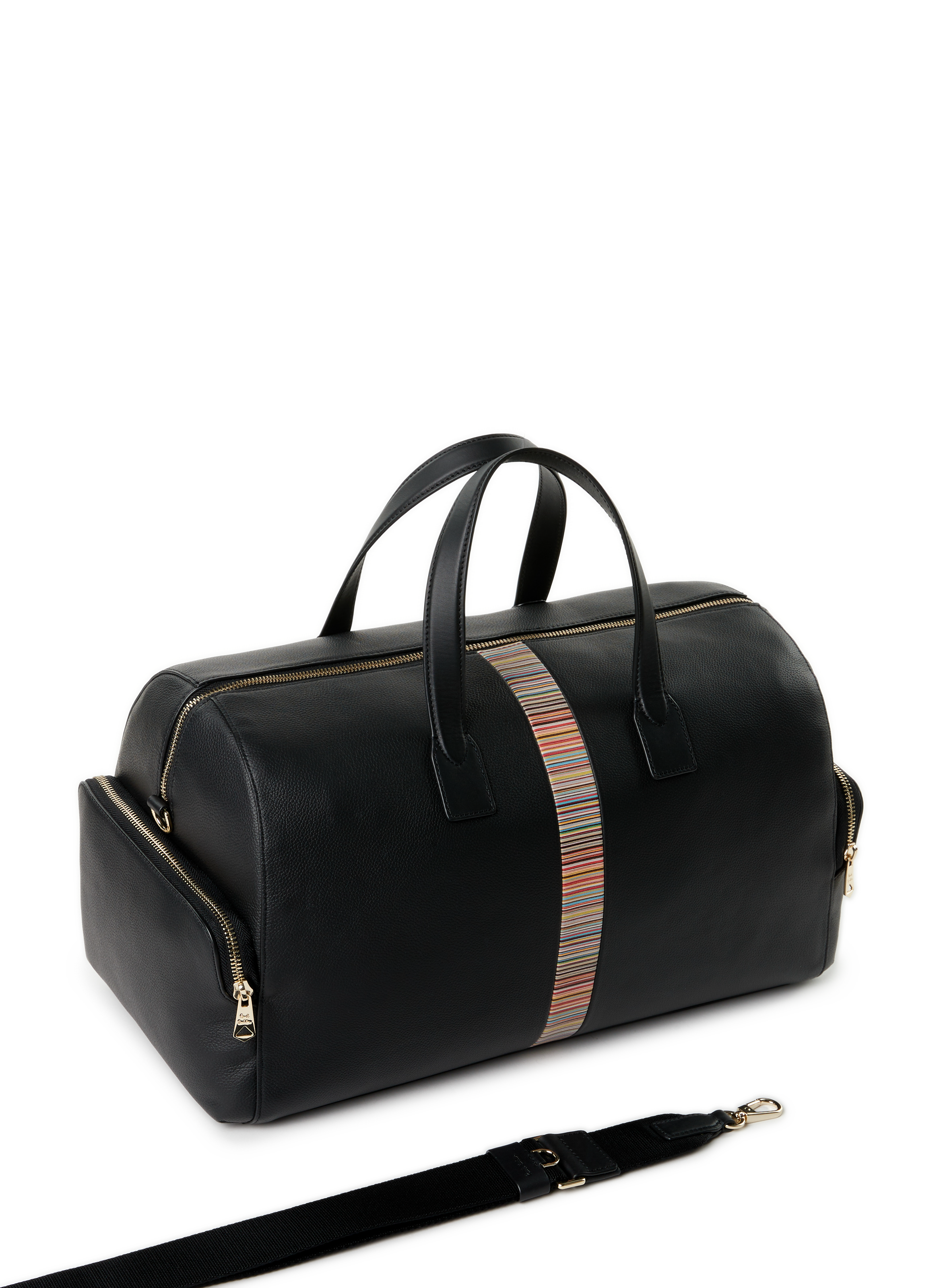 Leather travel bag PAUL SMITH Black
