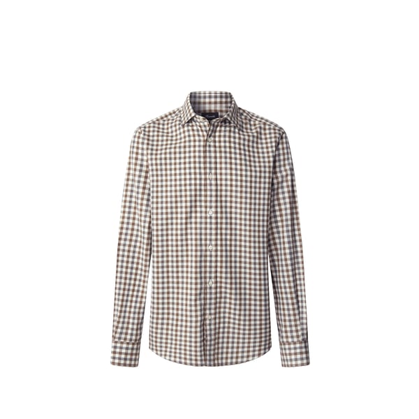 Faconnable Chemise à carreaux en coton