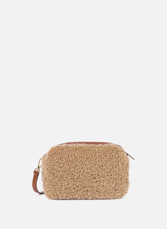 Sac trotteur - moumoute | Marron by LANCASTER Sac trotteur - moumoute Marron