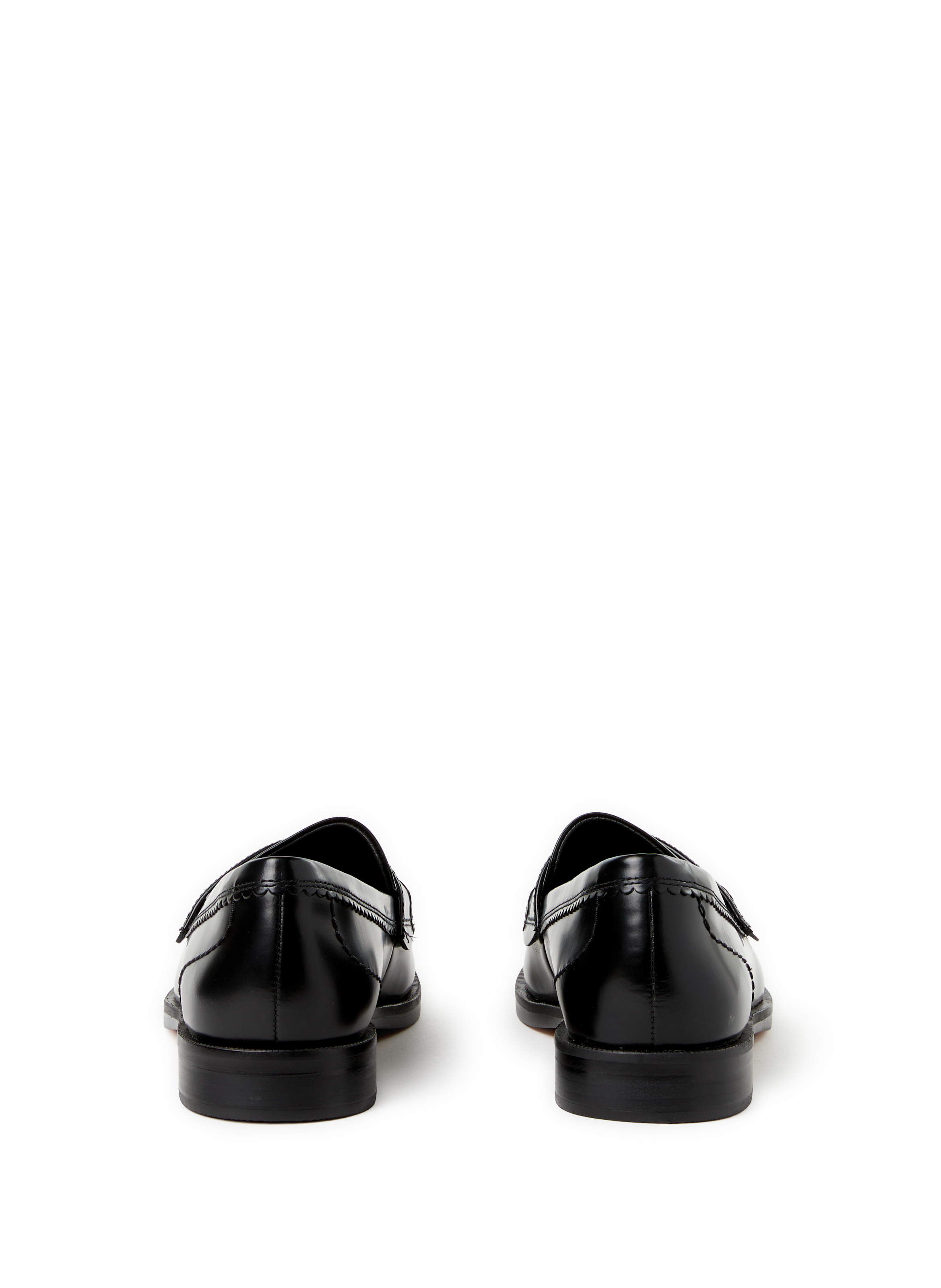 Calfskin leather loafers CLARKS Black