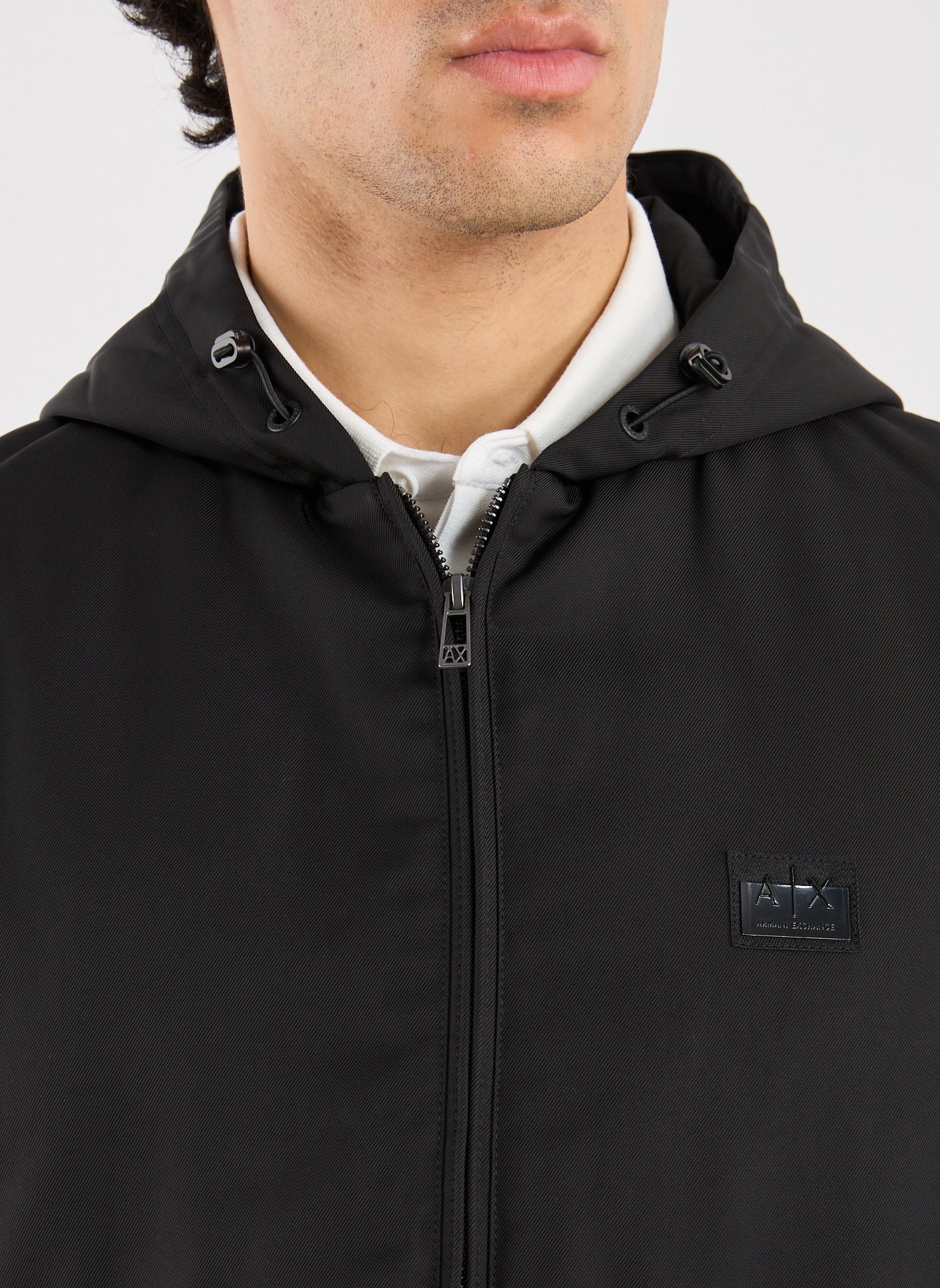 Logo bomber jacket ARMANI EXCHANGE Black