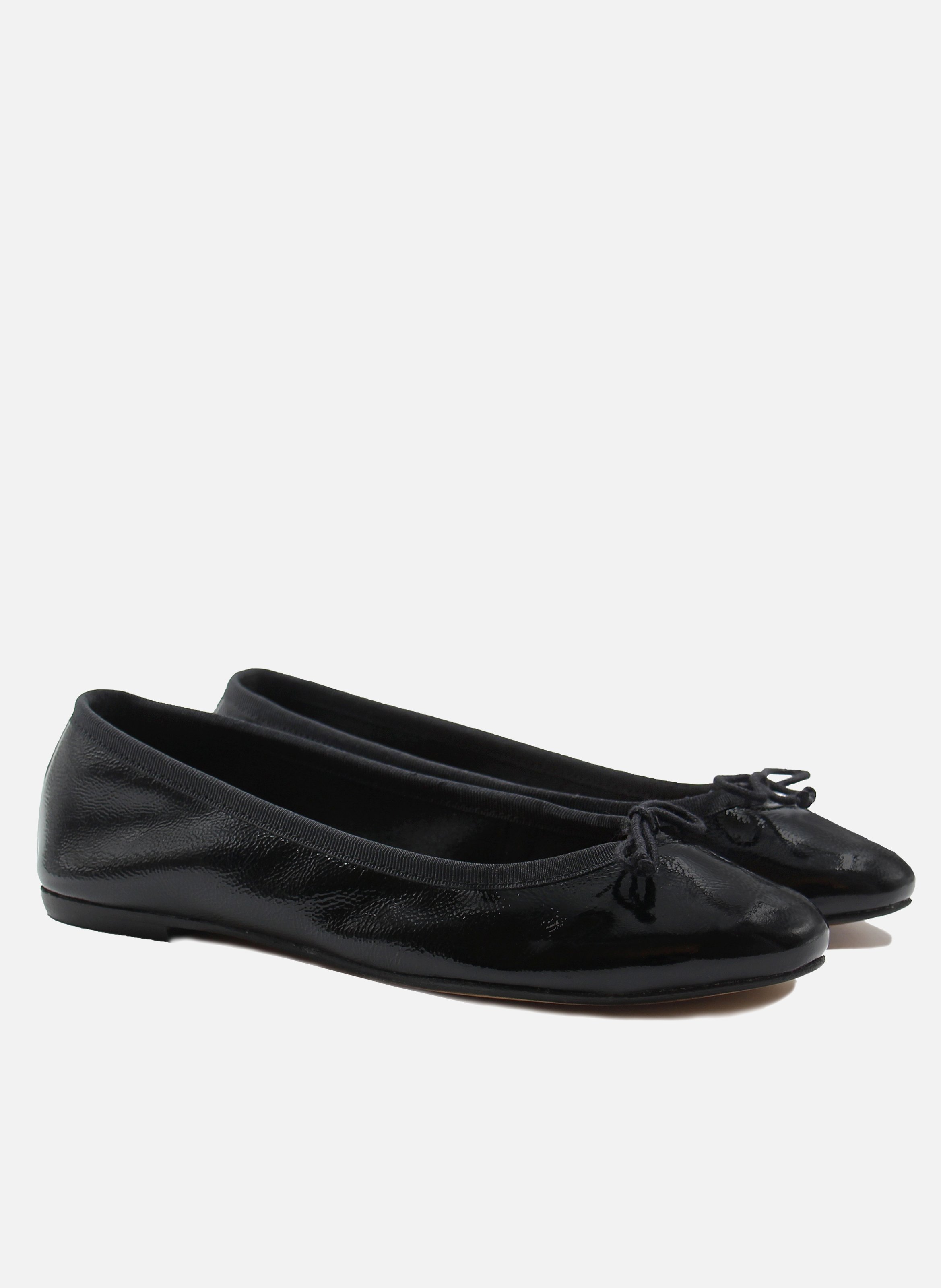Ballerines vernies en cuir JULES & JENN Noir