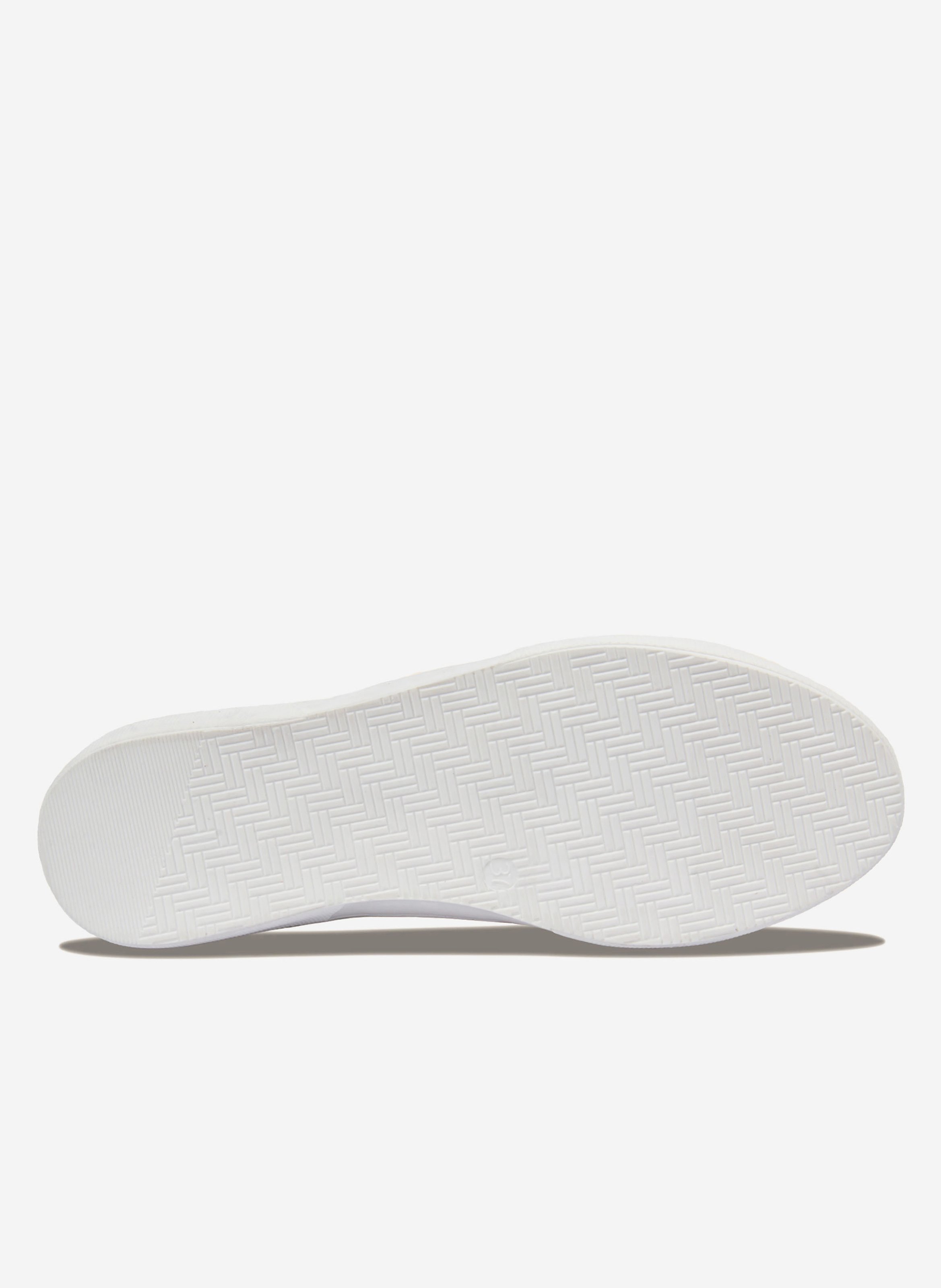 Tennis lacet victoire cuir JULES & JENN Blanc