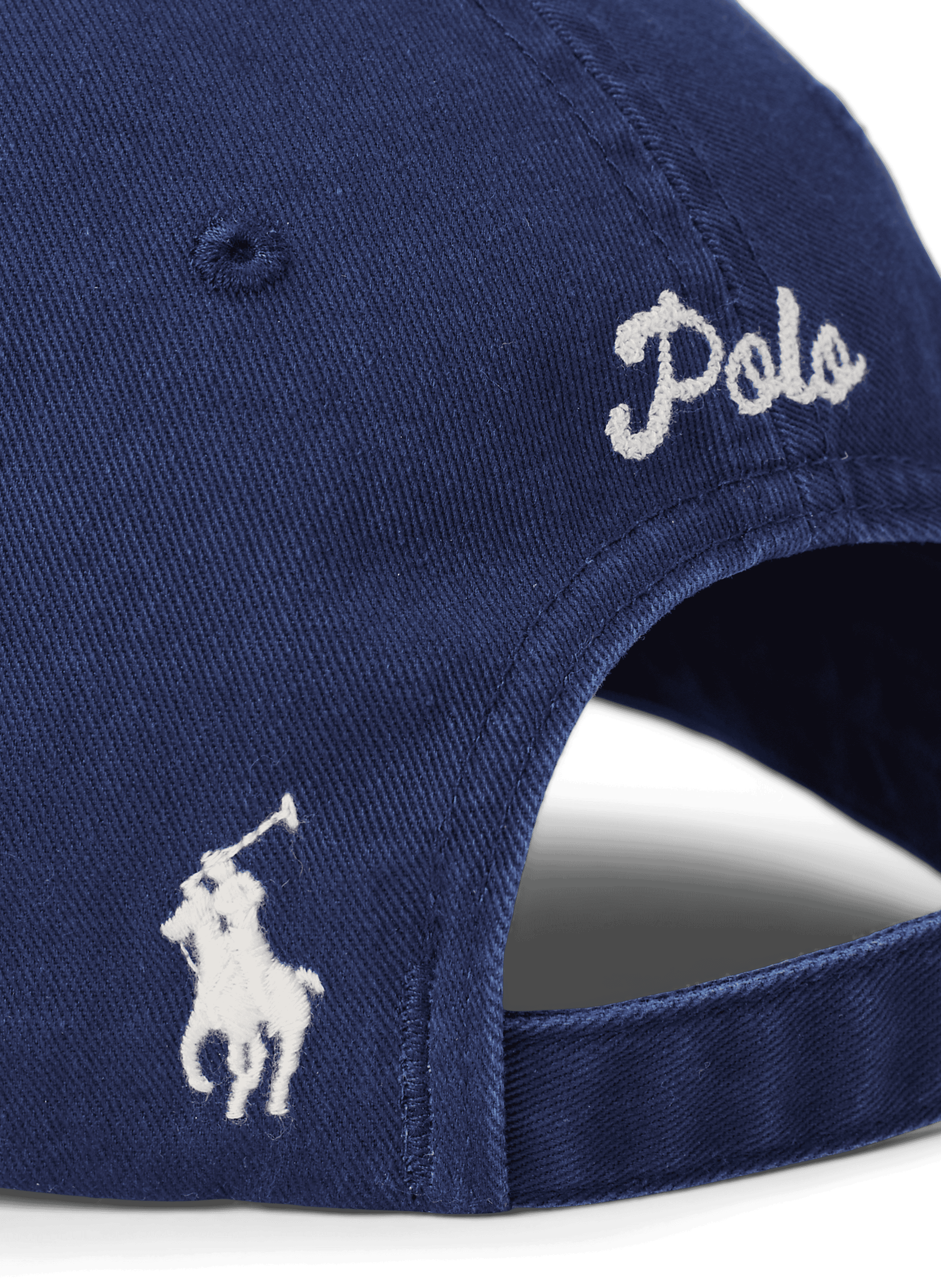 Embroidered cotton baseball cap POLO RALPH LAUREN Blue