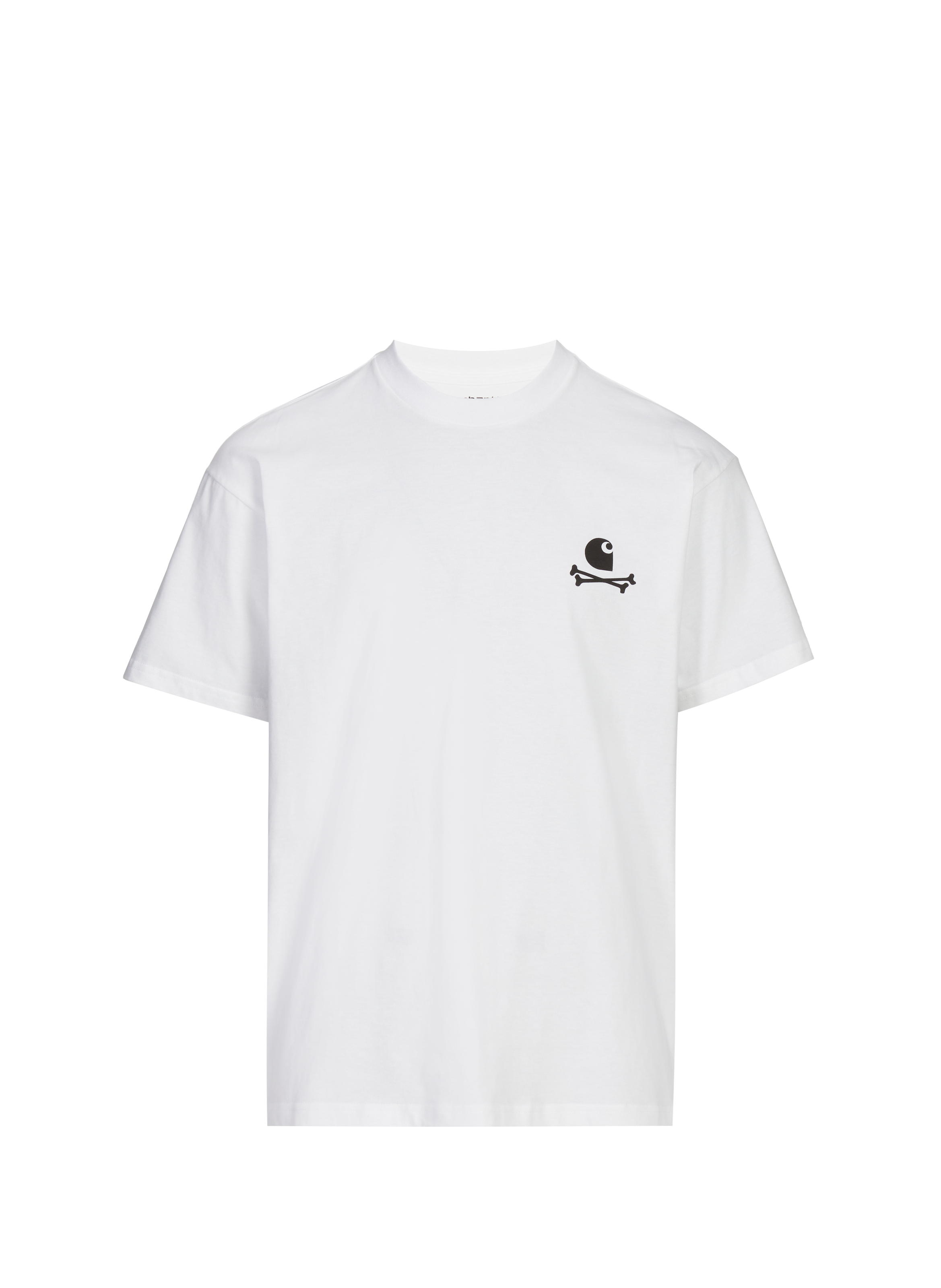 Round neck cotton printed T-shirt CARHARTT WIP White