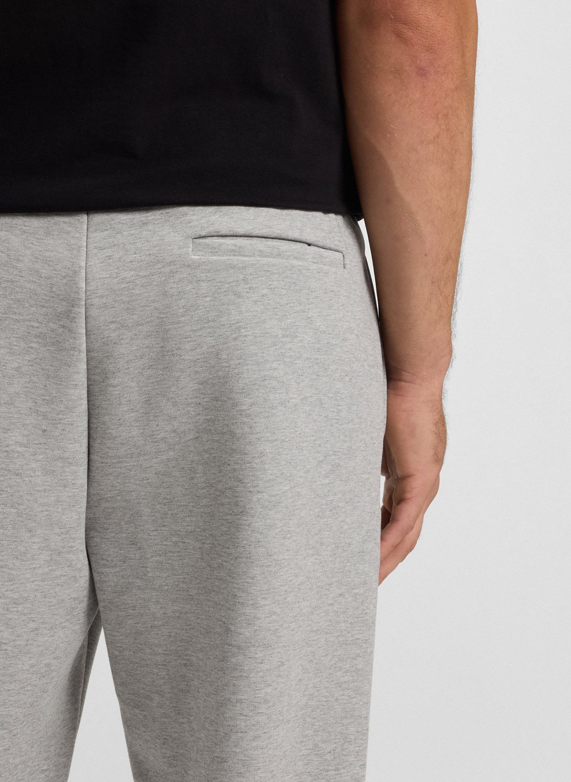 Jogging regular-fit en coton mélangé BOSS Argent