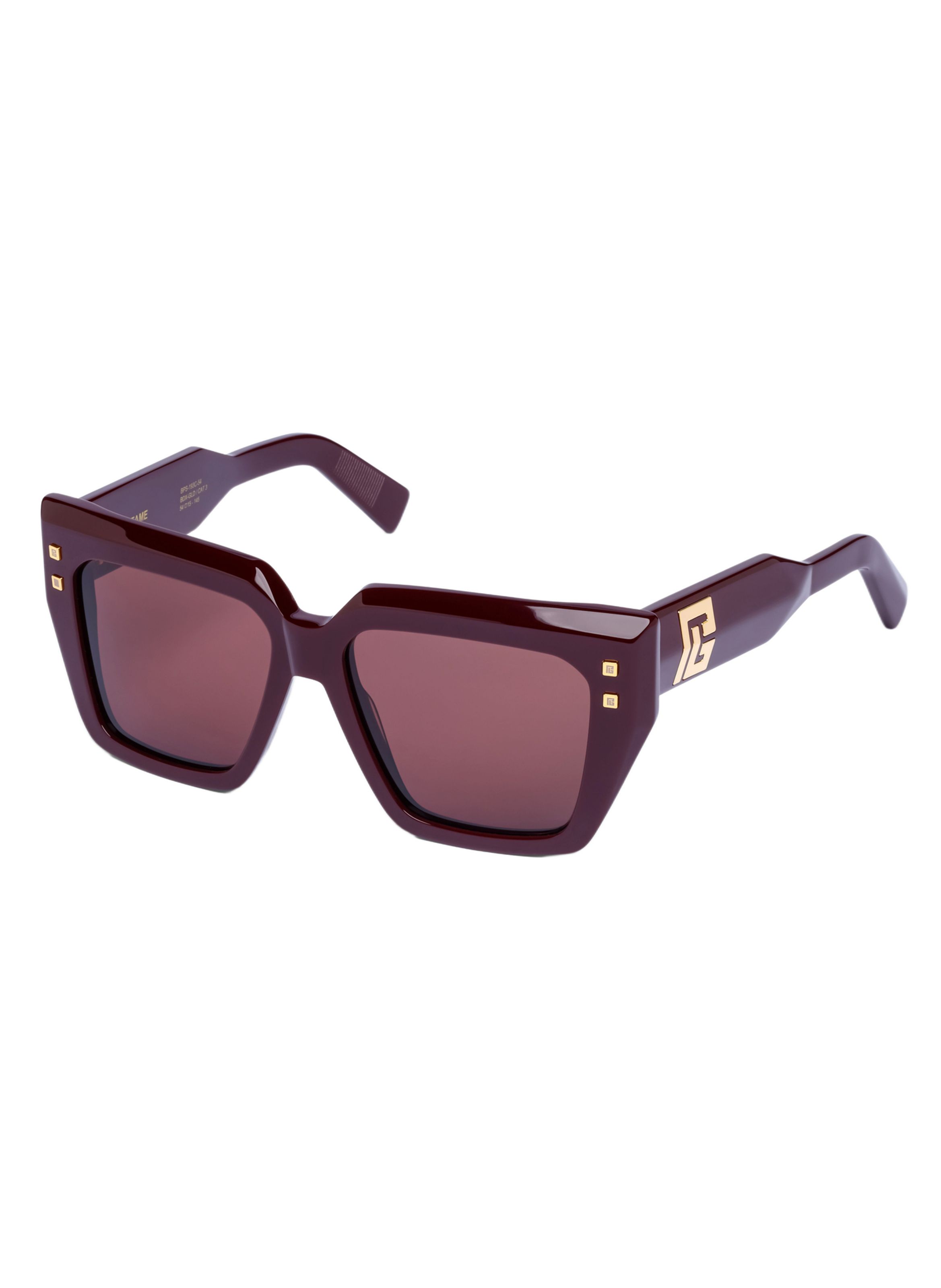Lunettes de soleil b-fame BALMAIN Rouge