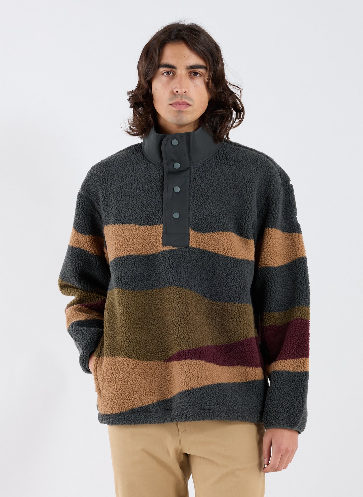 Pull col montant AIGLE Gris