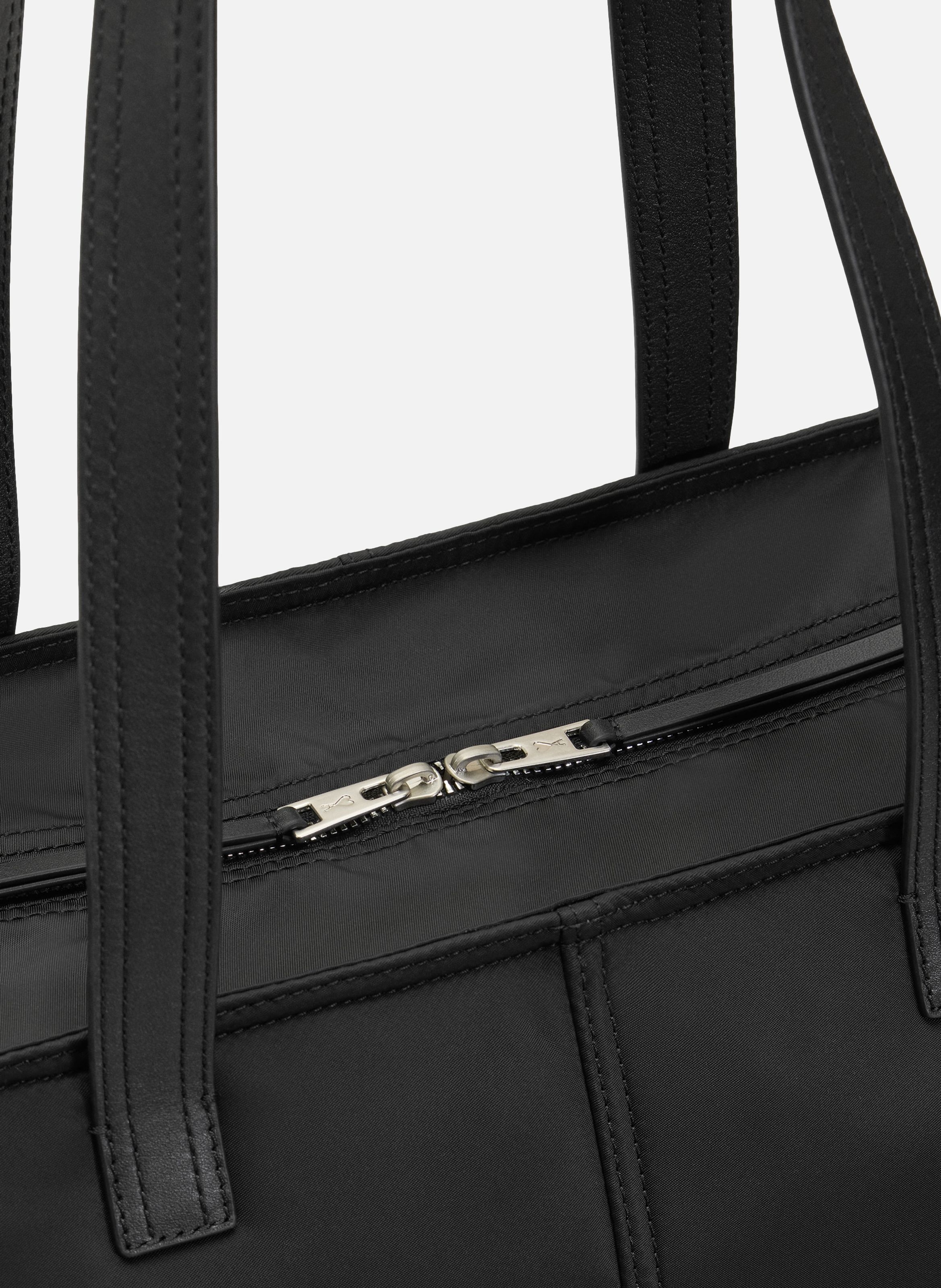 Petit sac cabas marcel unisexe en nylon AMI PARIS Noir