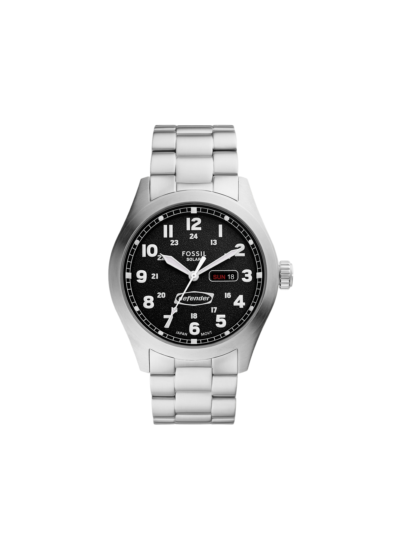 Quartz steel watch FOSSIL Black