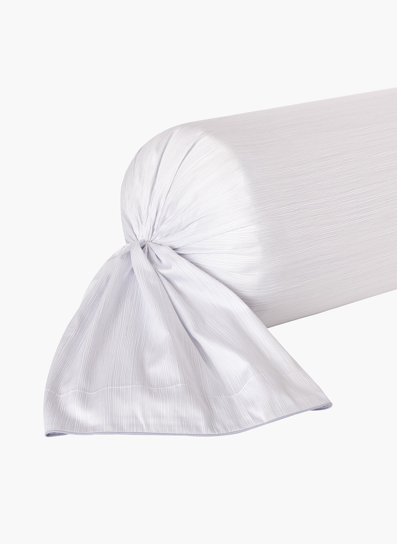 TAIE DE TRAVERSIN Silence ANNE DE SOLENE Gris