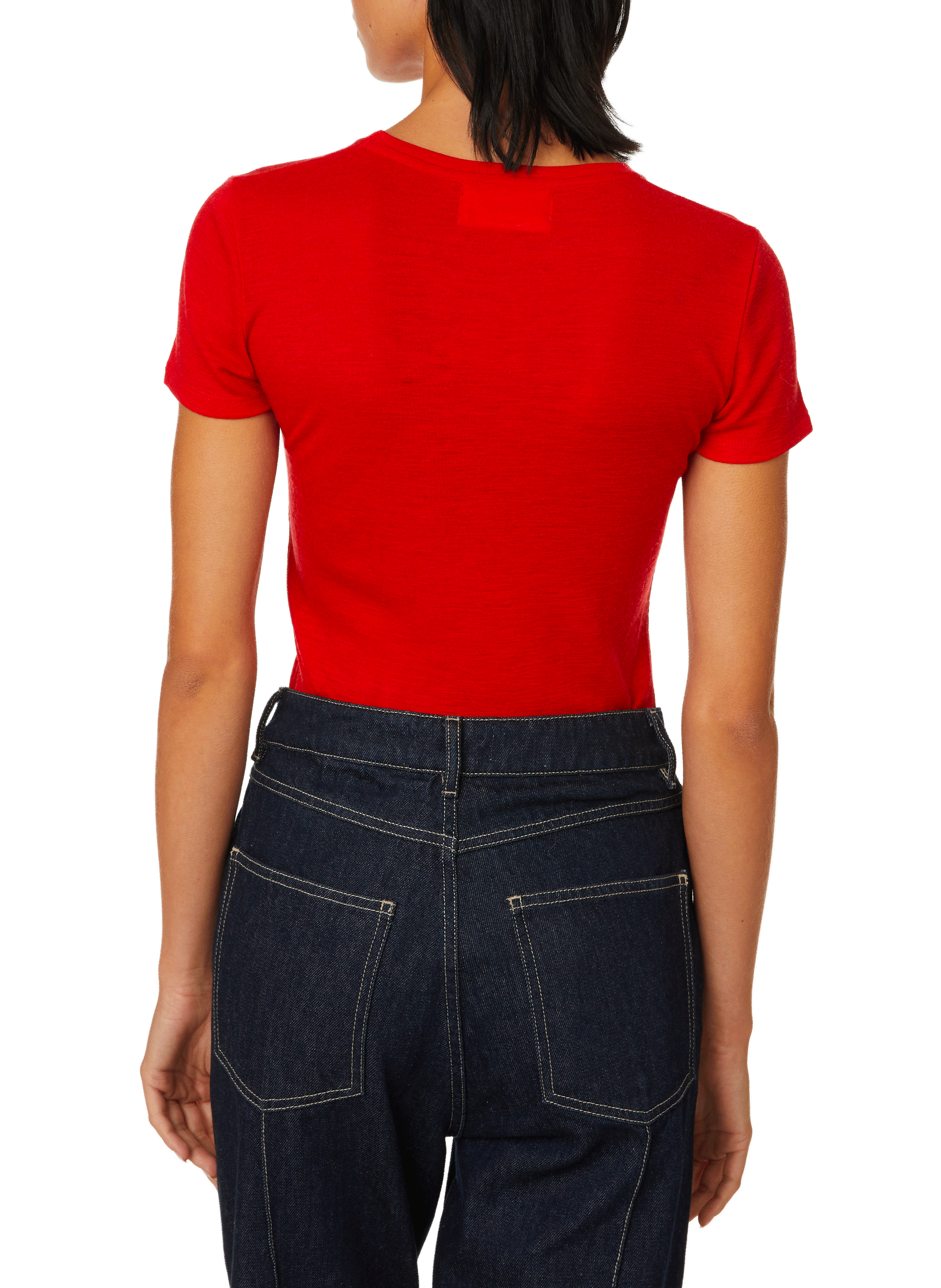 T-shirt en laine SAISON 1865 Rouge