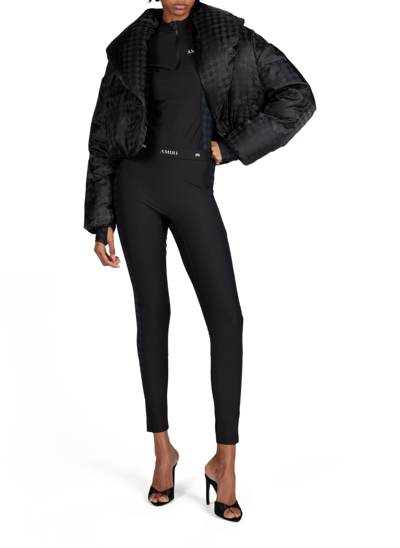 Logo leggings AMIRI Black