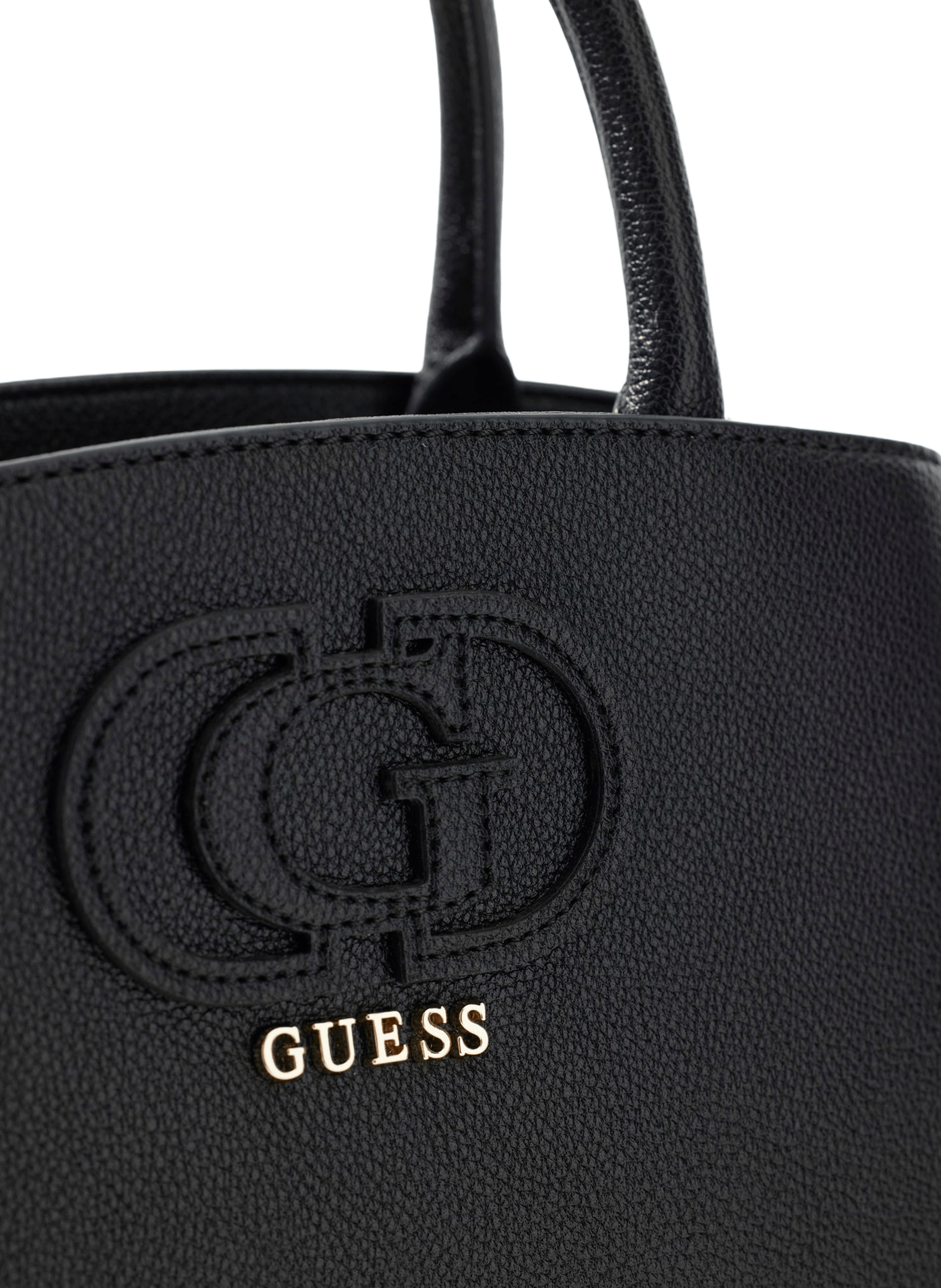 Isola logo handbag GUESS Black