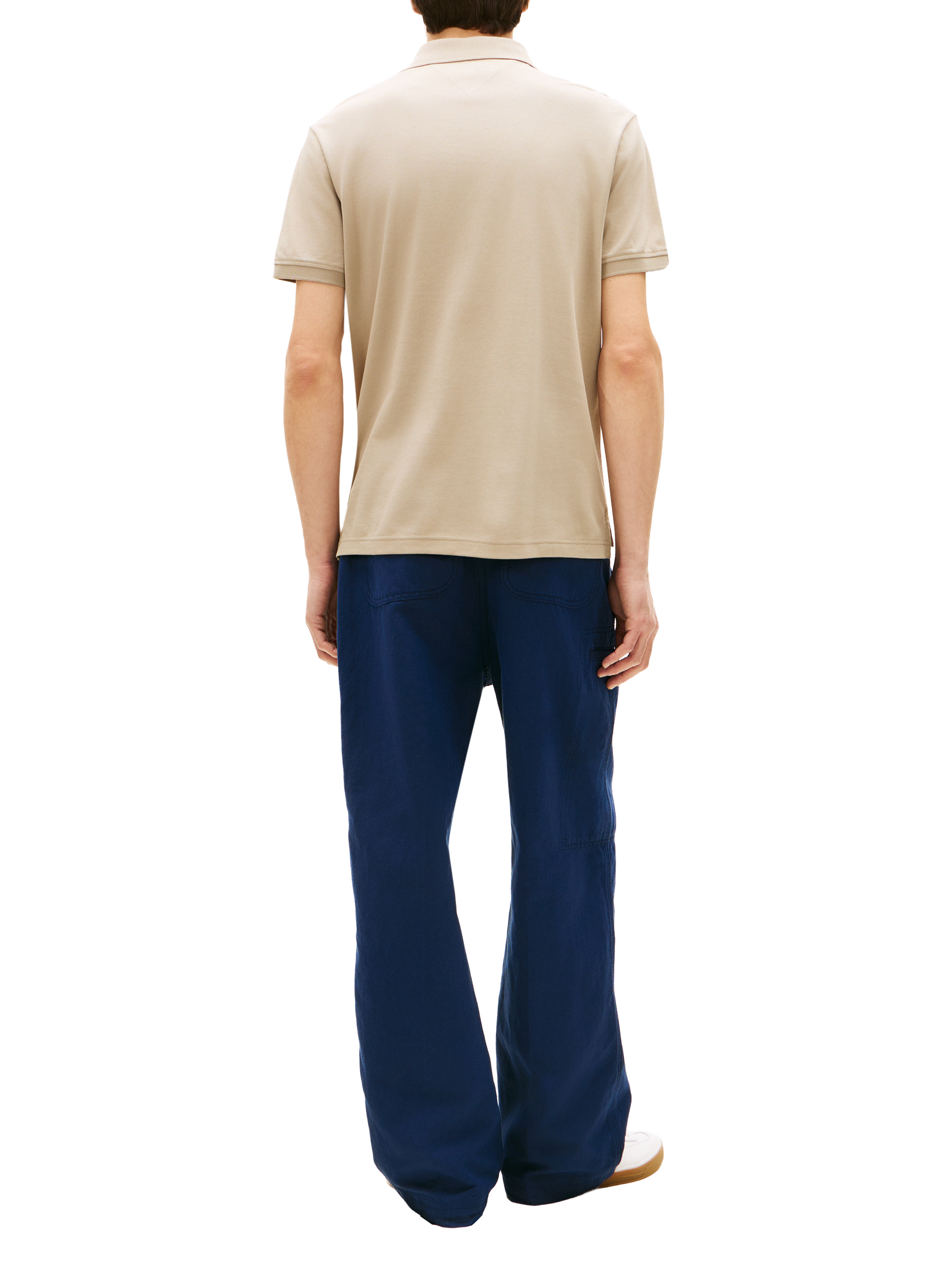 Polo en coton TOMMY HILFIGER Beige