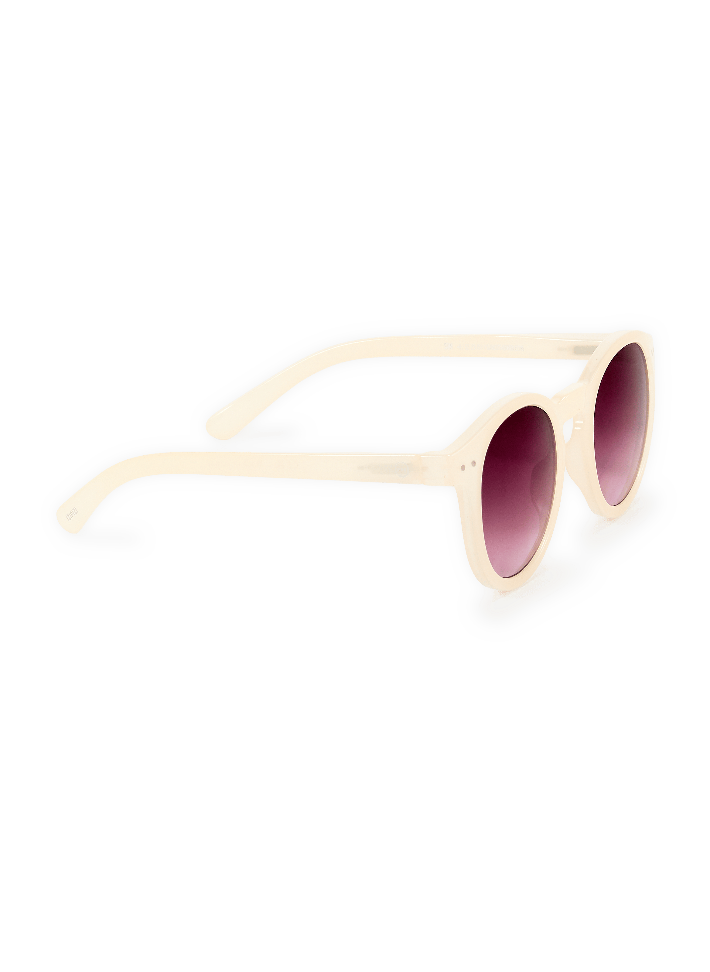 Round Sunglasses IZIPIZI White