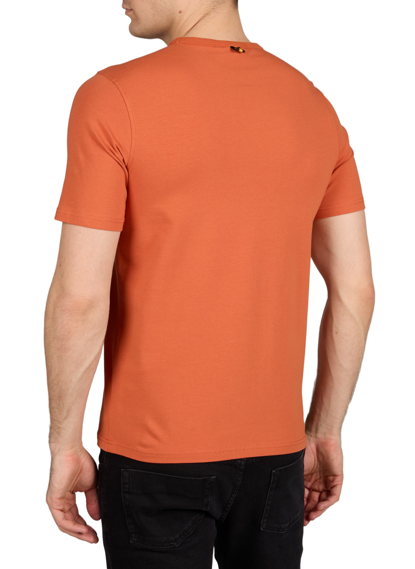 T-shirt en jersey de coton mélangé K-WAY Orange