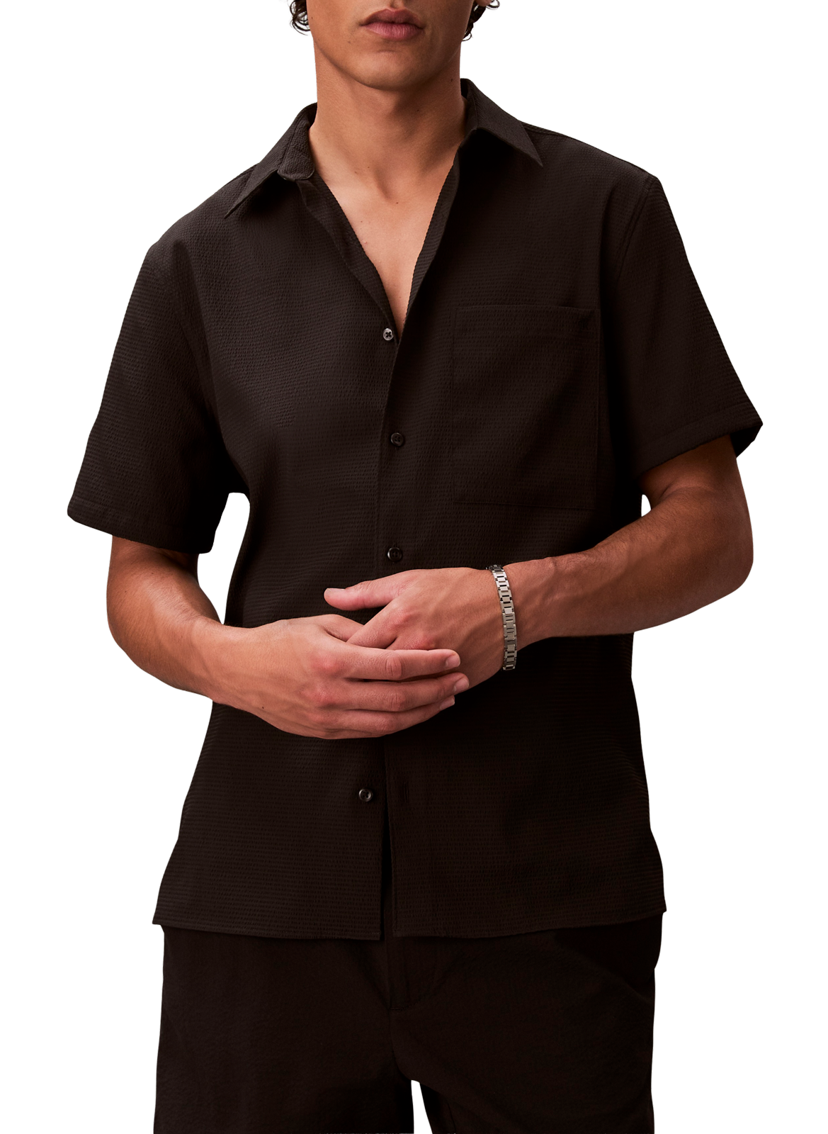 Short-sleeved shirt CALVIN KLEIN Black