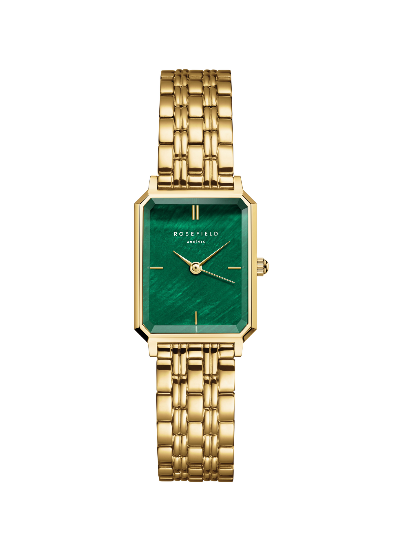 Montre analogique Octagon XS en acier inoxydable ROSEFIELD Vert