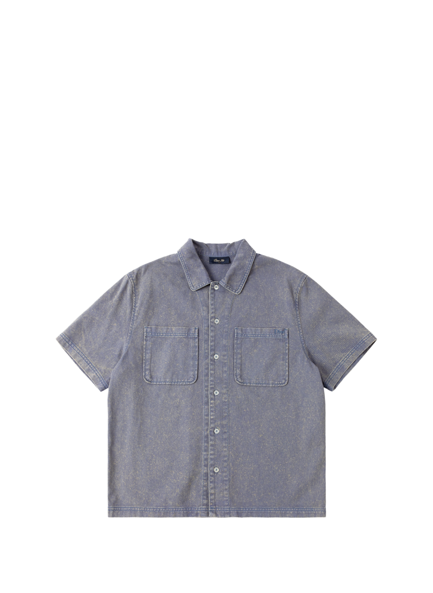 Washed cotton shirt DIME Blue