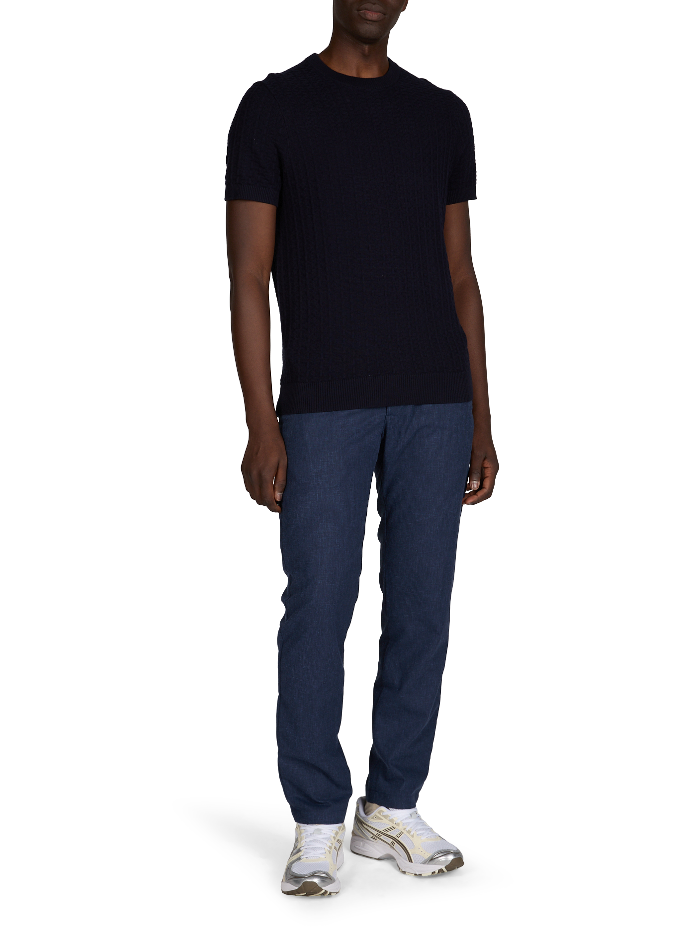 Bedford slim-fit cotton trousers STRELLSON Blue