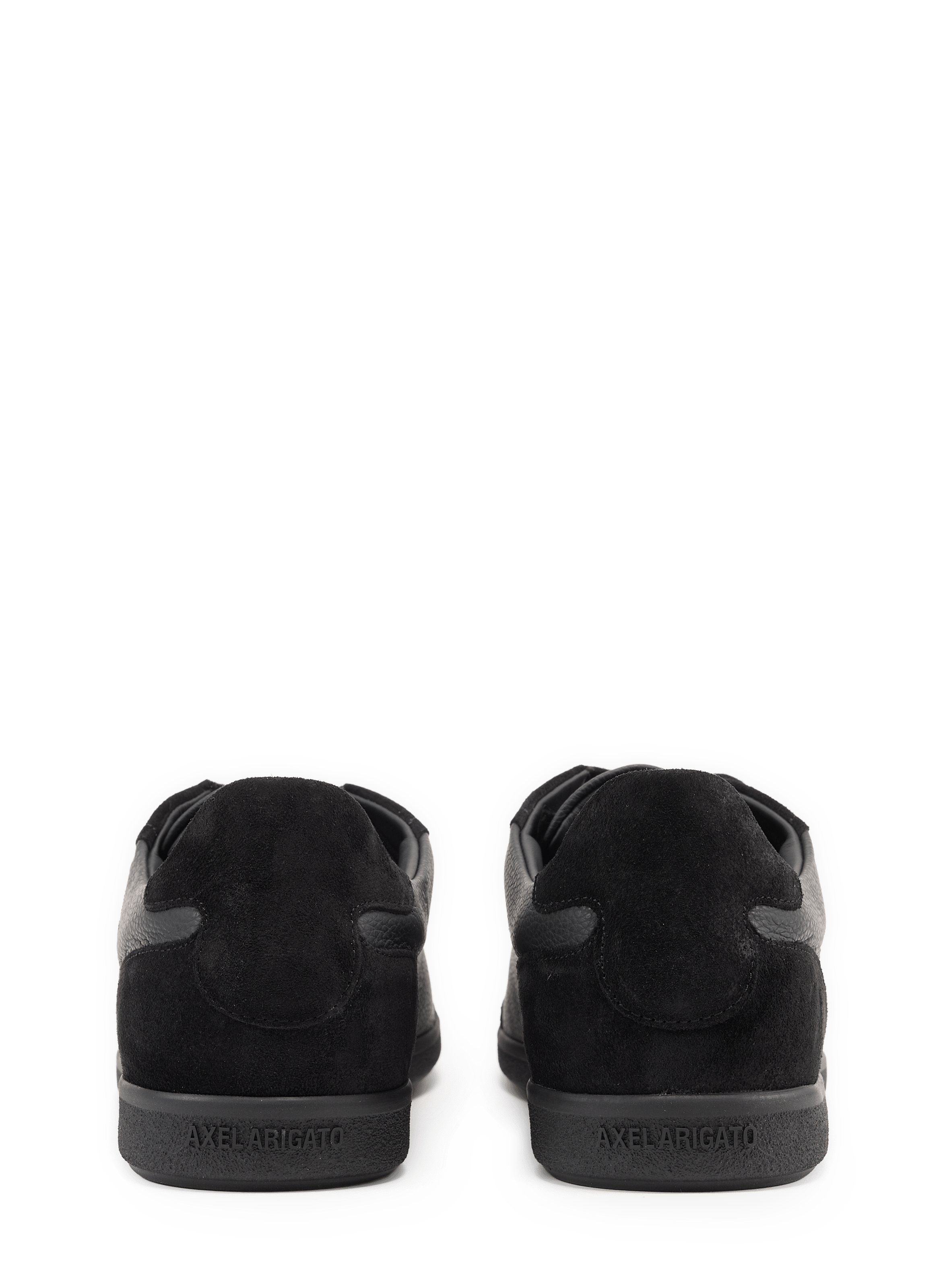 Zane sneakers with golden logo in leather AXEL ARIGATO Black