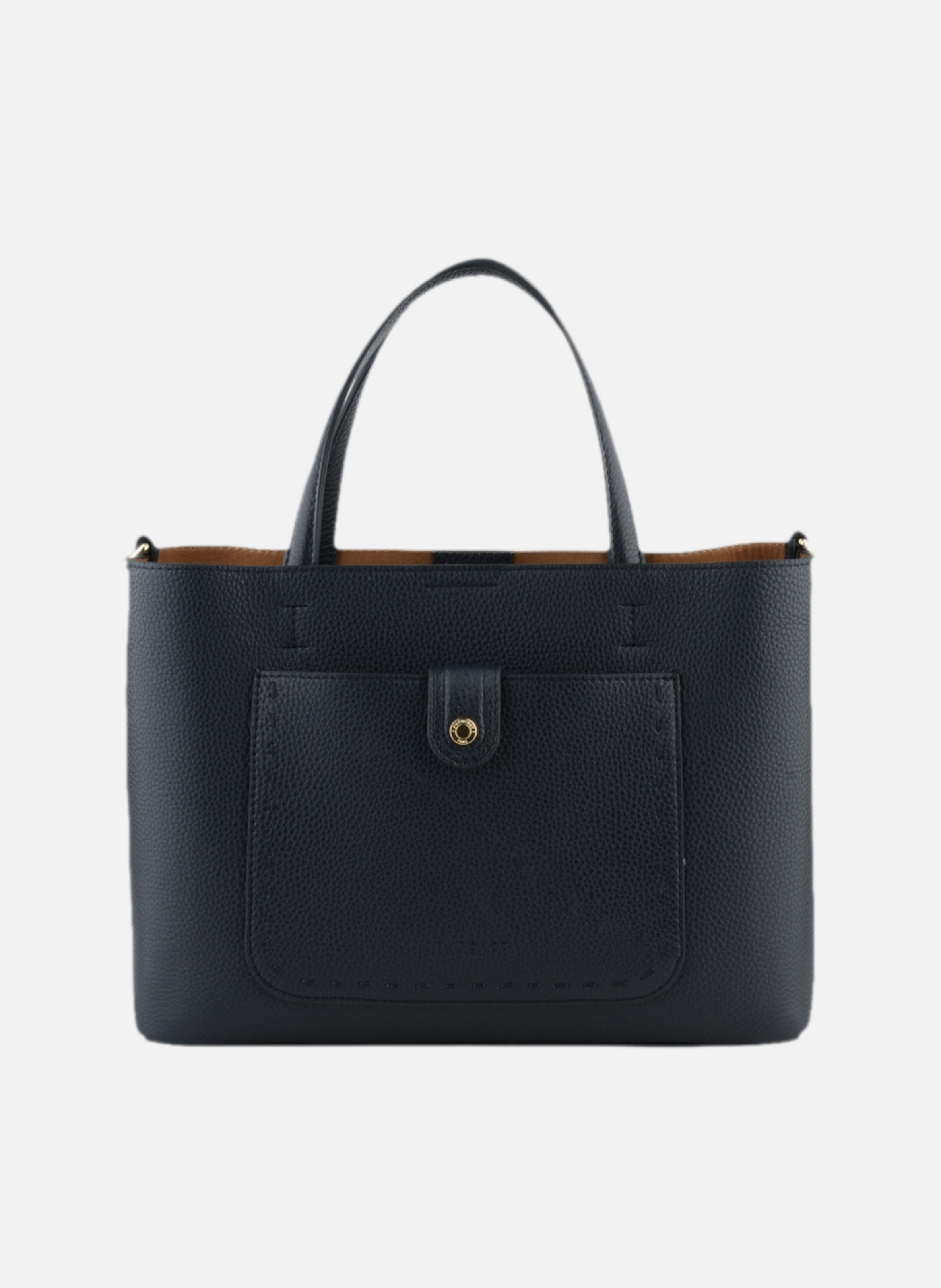 Bride soft | sac à main en cuir de vachette POURCHET Bleu