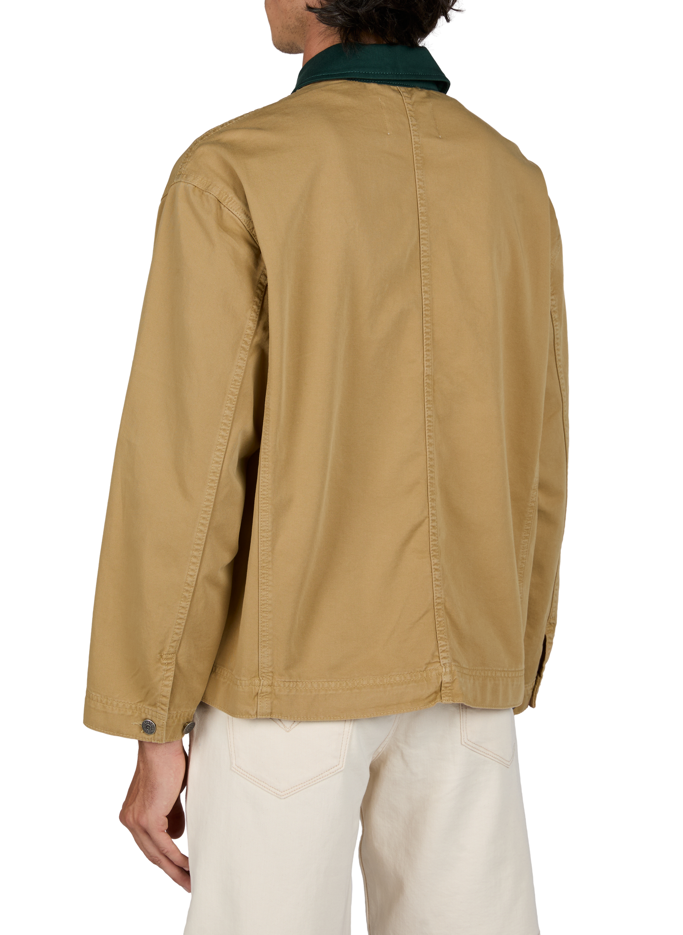 Jacket with classic cotton collar LES DEUX Beige