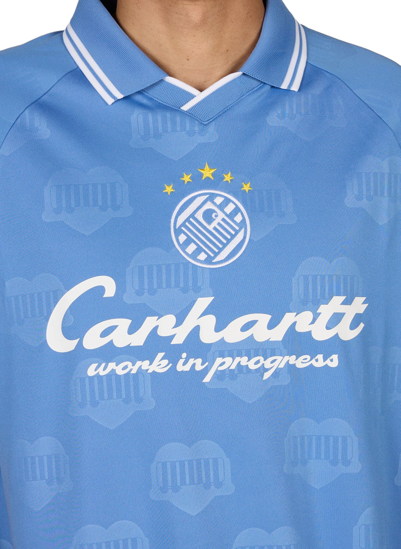 Locker geschnittenes T-Shirt mit kontrastierendem Saum CARHARTT WIP Blau